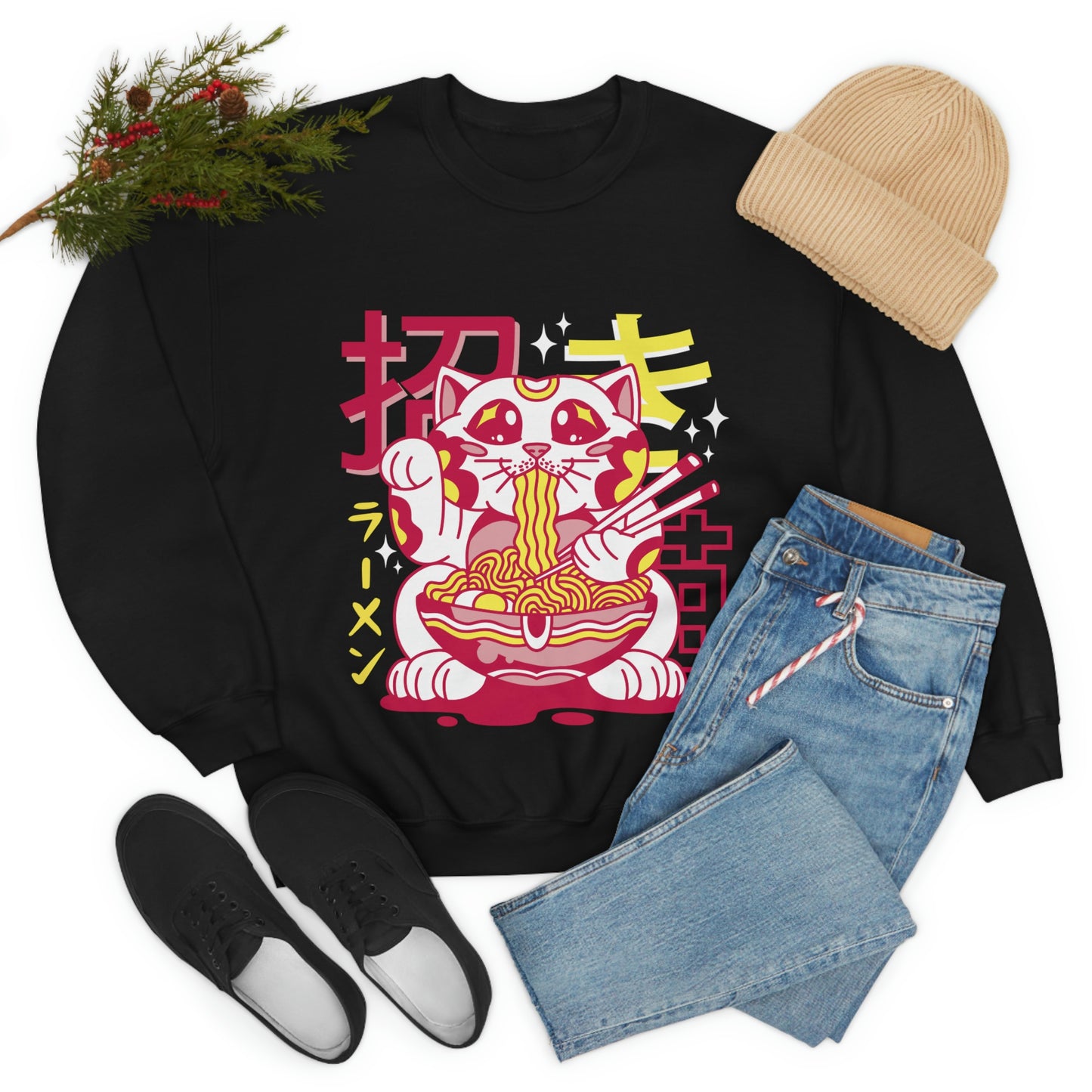 Kawaii Sweatshirt, Kawaii Clothing, Kawaii Clothes, Yami Kawaii Aesthetic, Pastel Kawaii Sweatshirt Ramen Sweater Sweatshirt