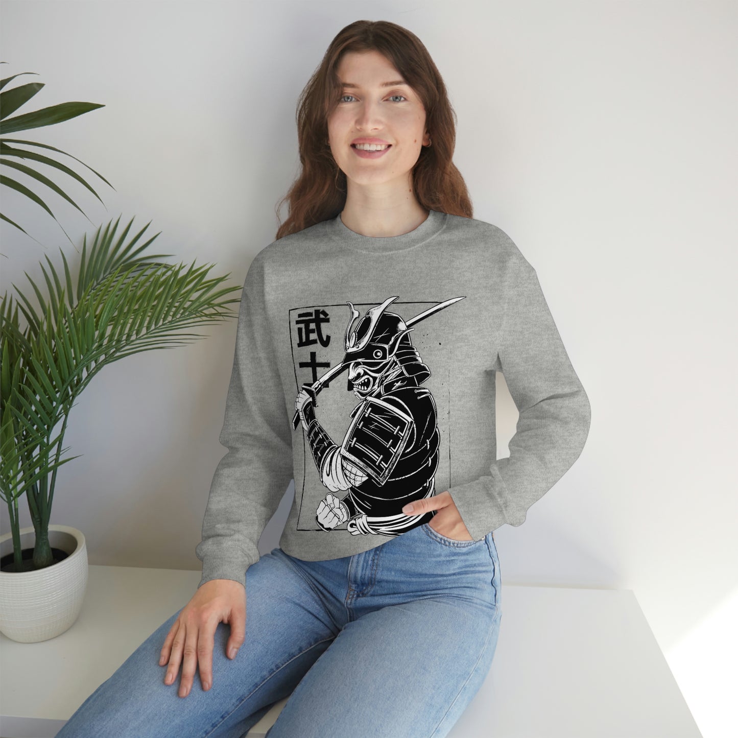 Japanese Aesthetic Japan Samurai Graphic Sweatshirt