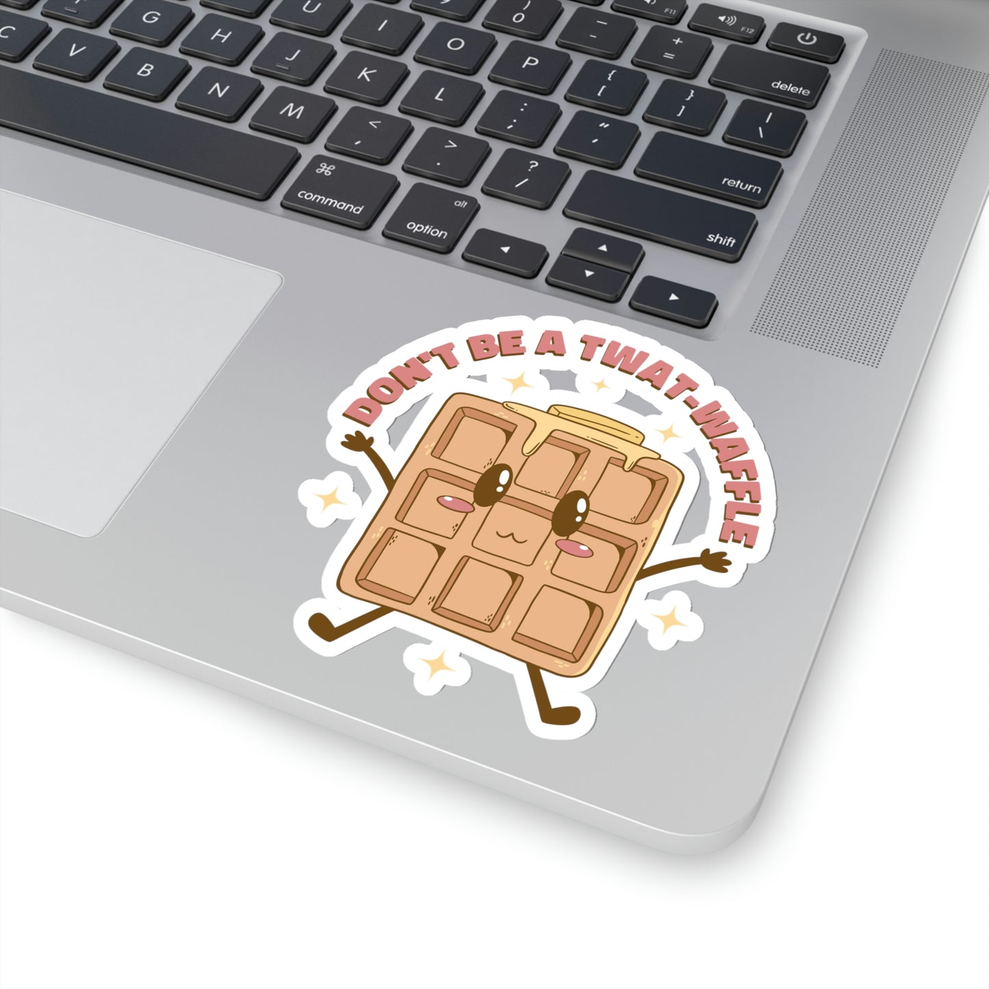 Dont Be A Twat Waffle Pastel Kawaii Aesthetic, Yami Kawaii, Japanese Aesthetic Otaku Sticker