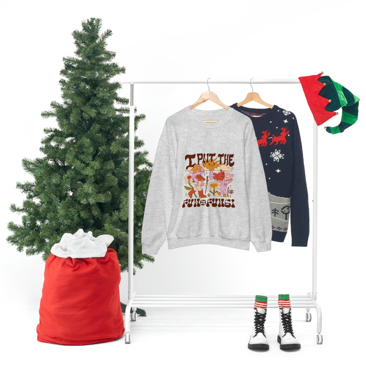 Cottagecore I Put The Fun In Fungi Sweatshirt