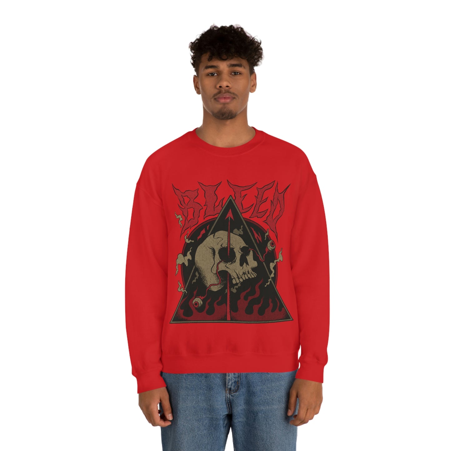 SKULL METAL BAND Goth Aesthetic Sweatshirt