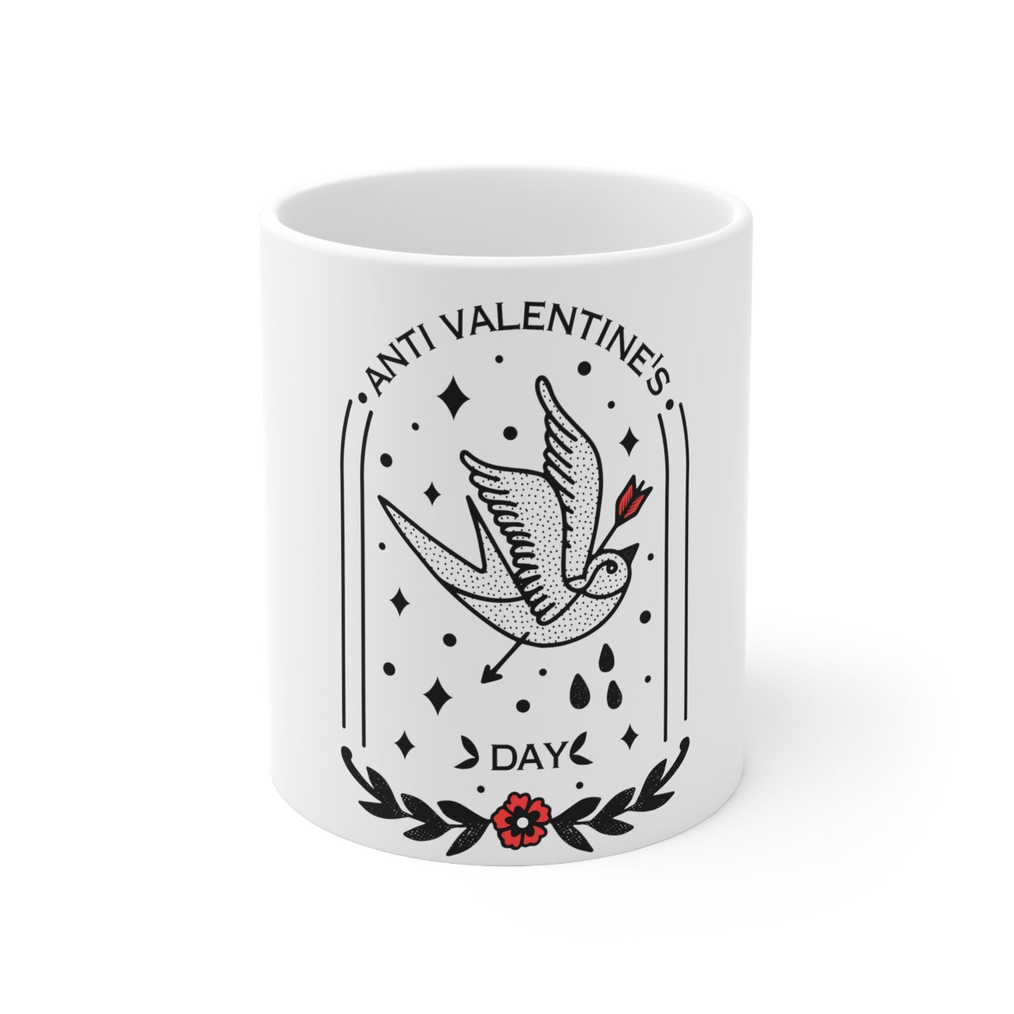 Anti Valentines Day Tattoo Aesthetic Mug
