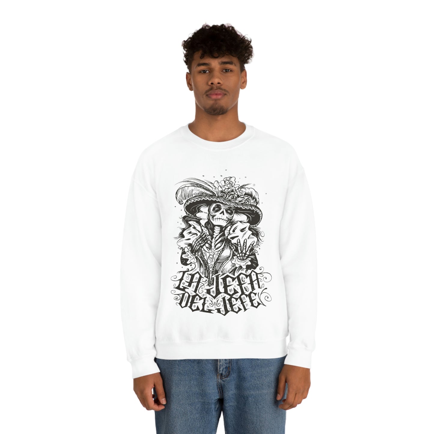 Mexican Skeleton LA JEFA DEL JEFE Sweatshirt