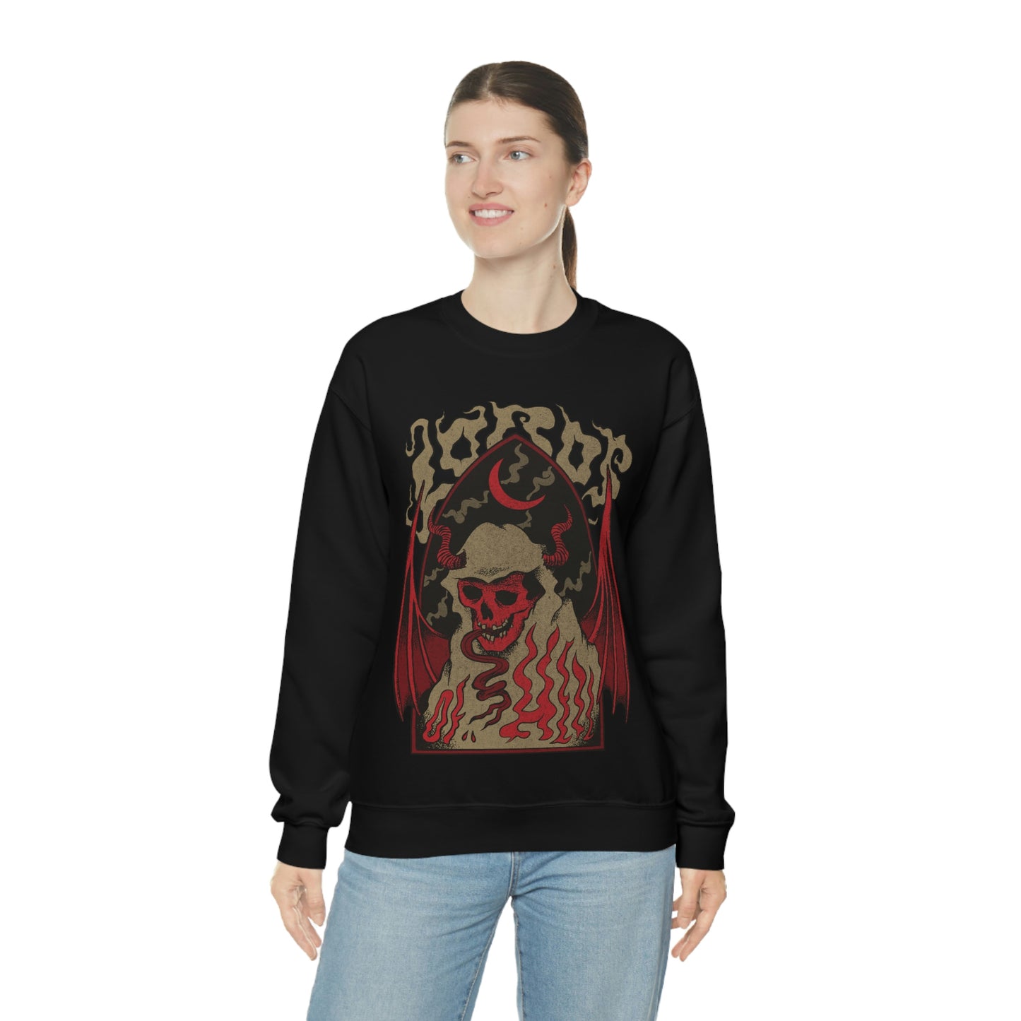 Dark Demons Goth Aesthetic Sweatshirt