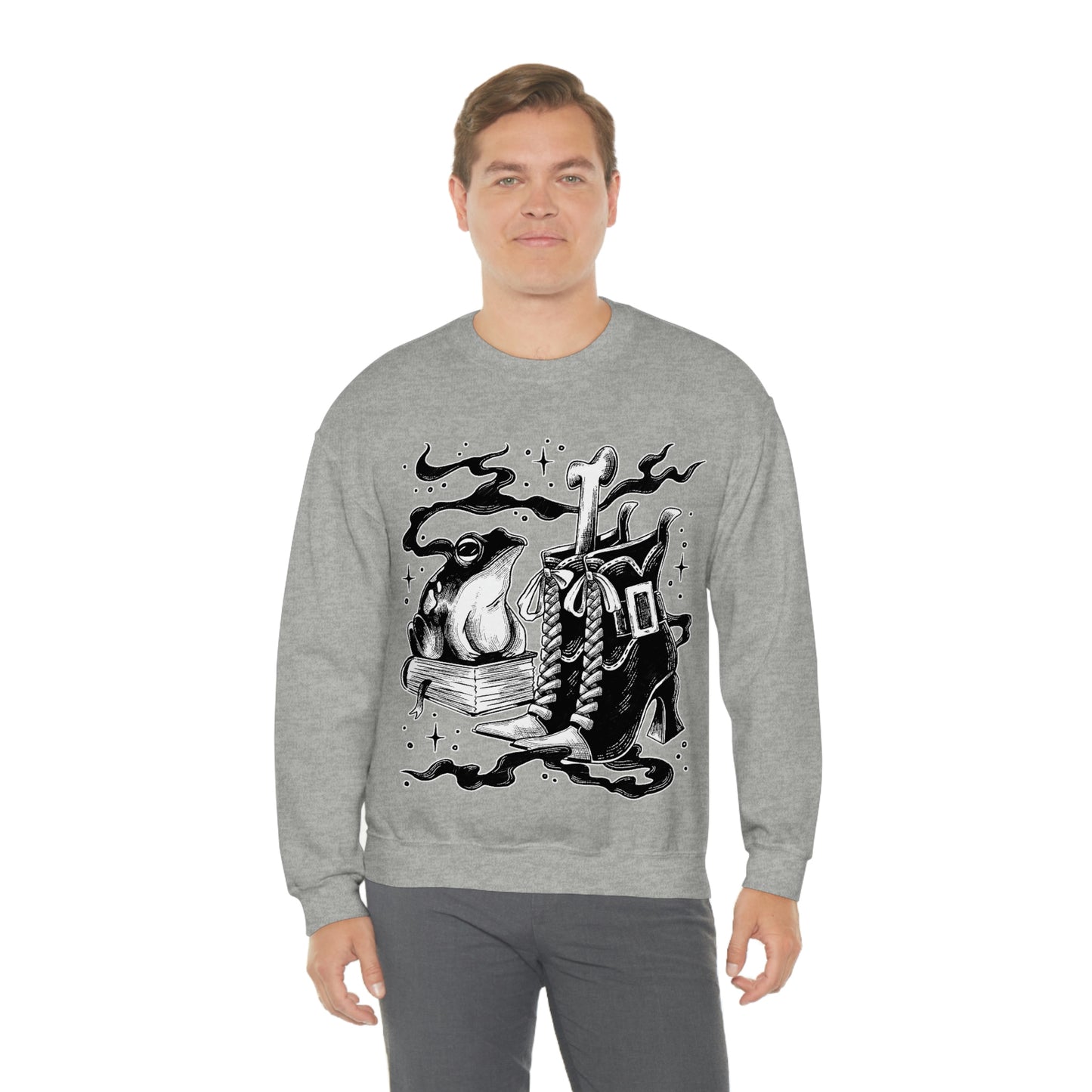 Witch Aesthetic Frog Goth Aesthetic Sweatshirt