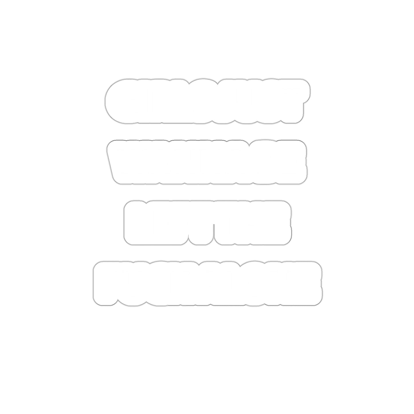 Girls Just Wanna Be Left The Fuck Alone Black Sticker