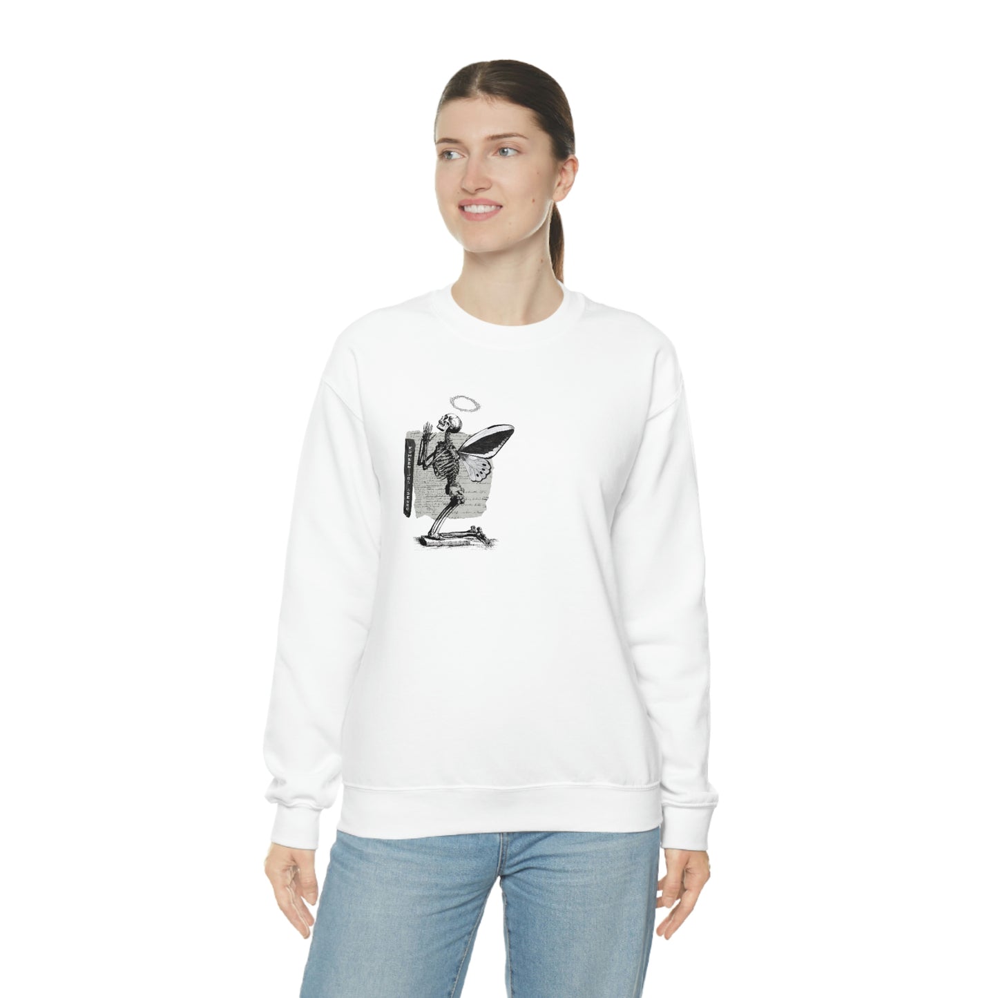 Skeleton Praying Alt Sweatshirt
