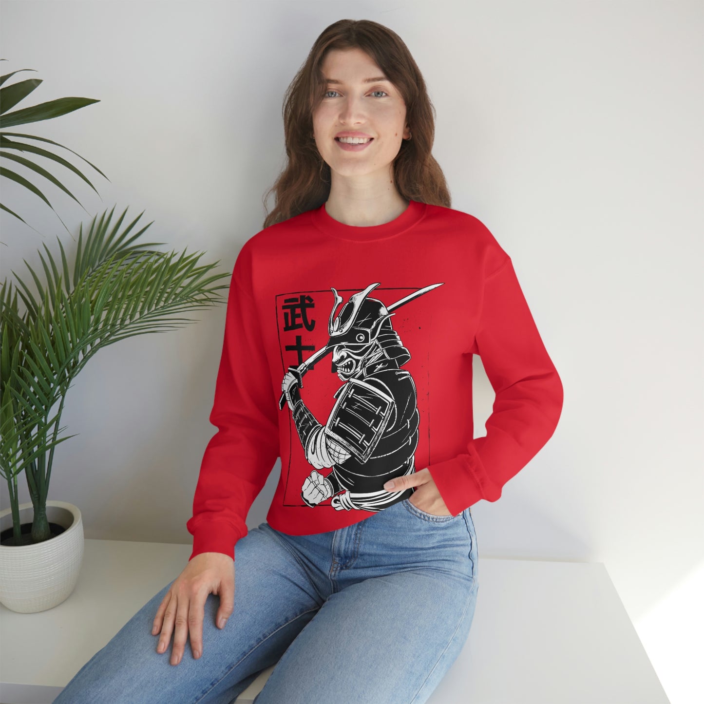 Japanese Aesthetic Japan Samurai Graphic Sweatshirt