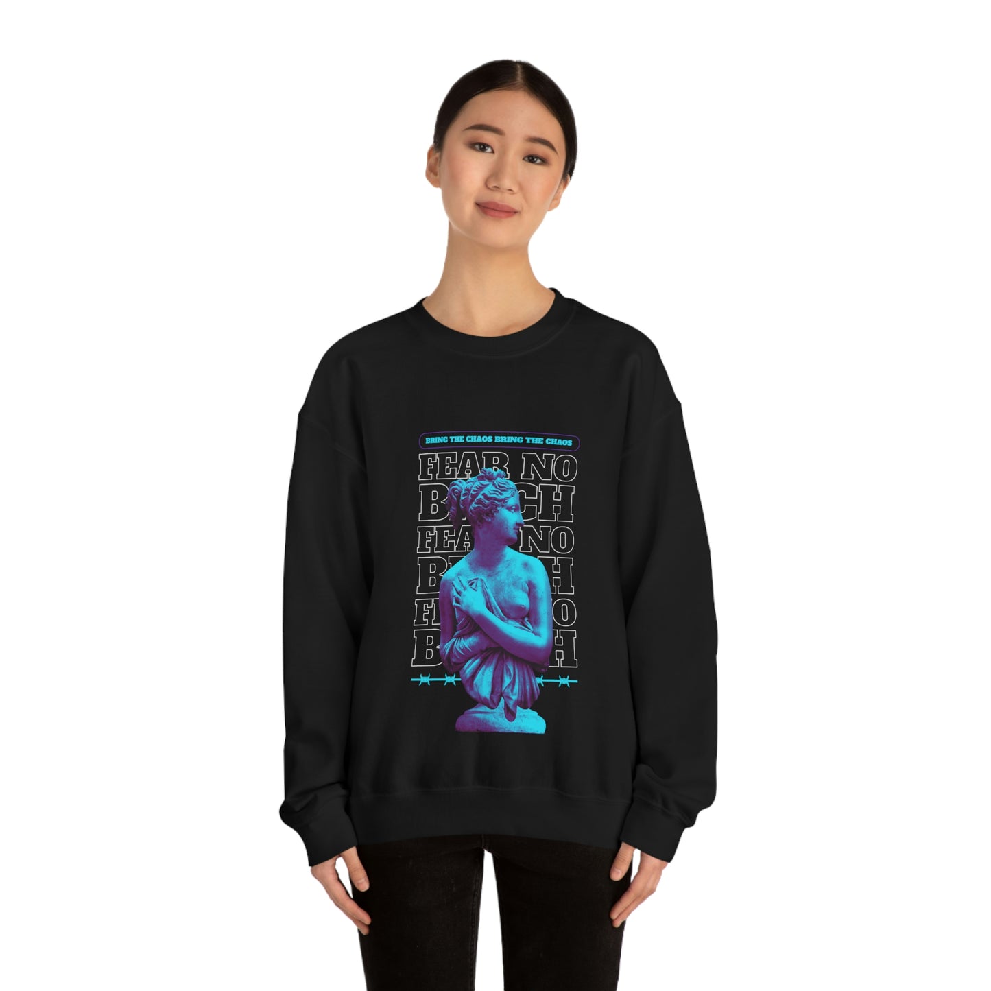 Fear No Bitch Y2k Aesthetic Sweatshirt