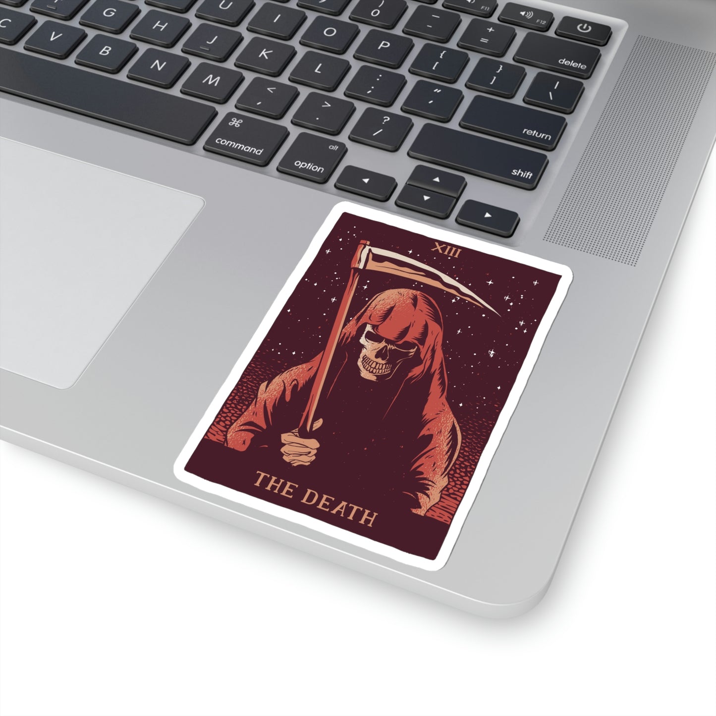 The Death Grim Reaper Tarot Card Goth Aesthetic Sticker