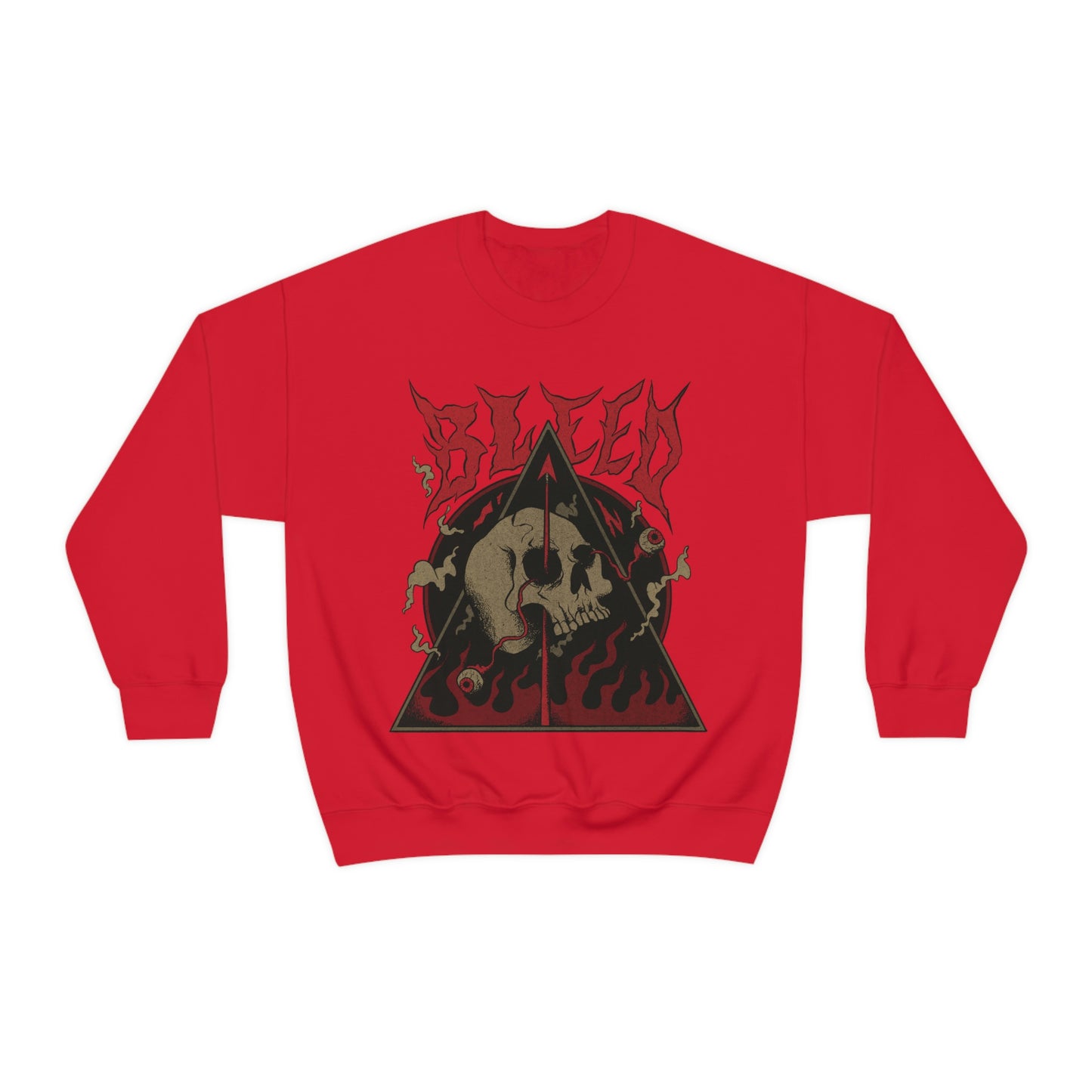 SKULL METAL BAND Goth Aesthetic Sweatshirt