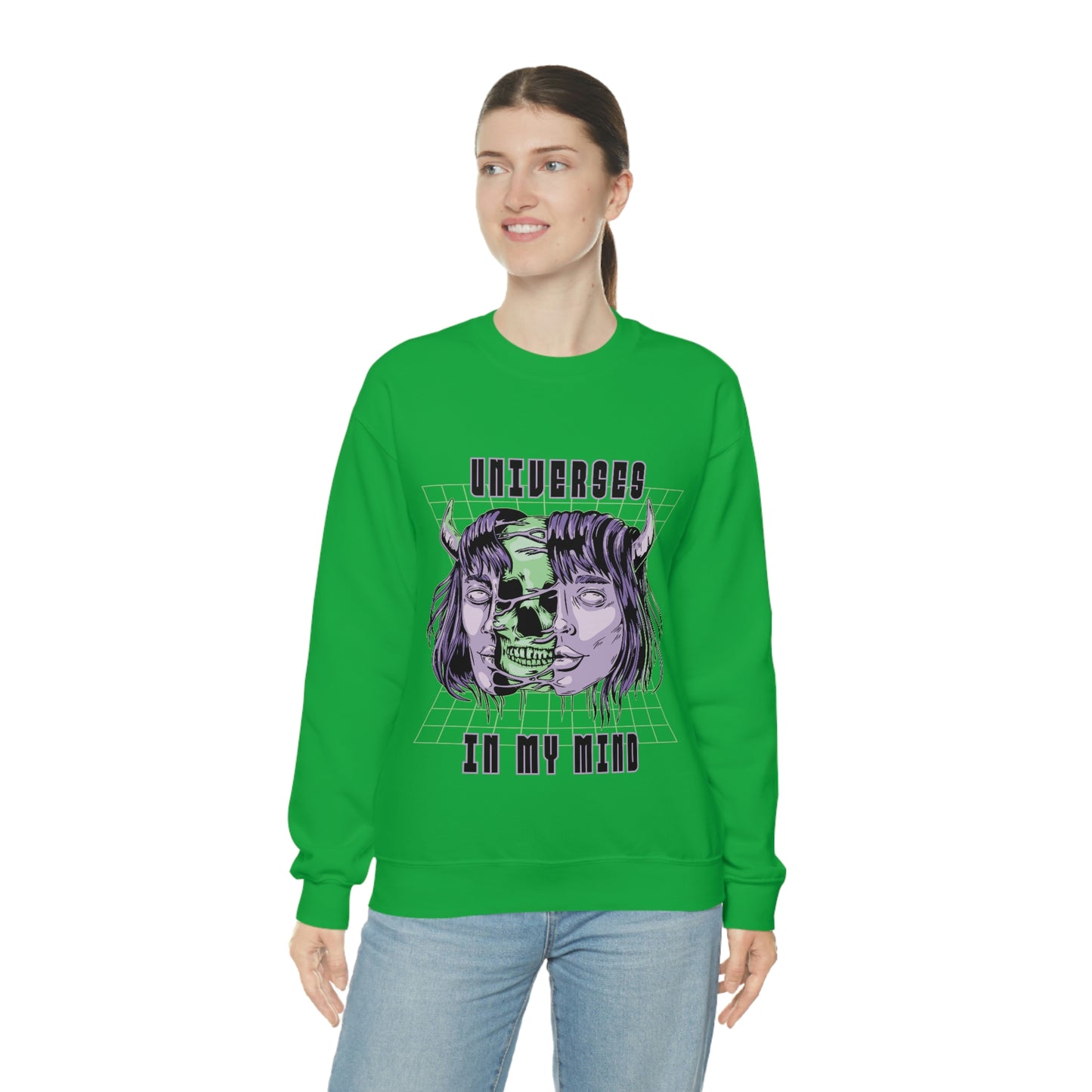 Universes In My Mind Pastel Goth Aesthetic Cyber Sweatshirt