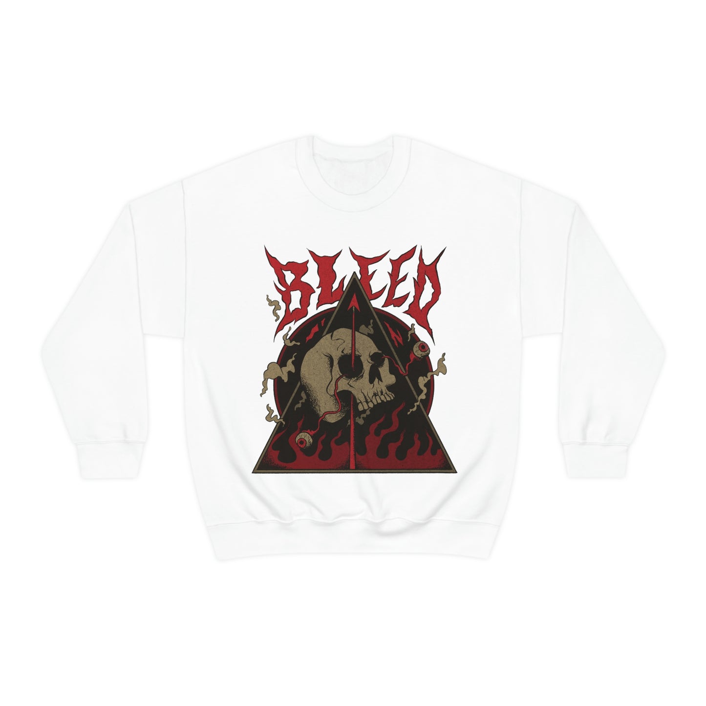 SKULL METAL BAND Goth Aesthetic Sweatshirt