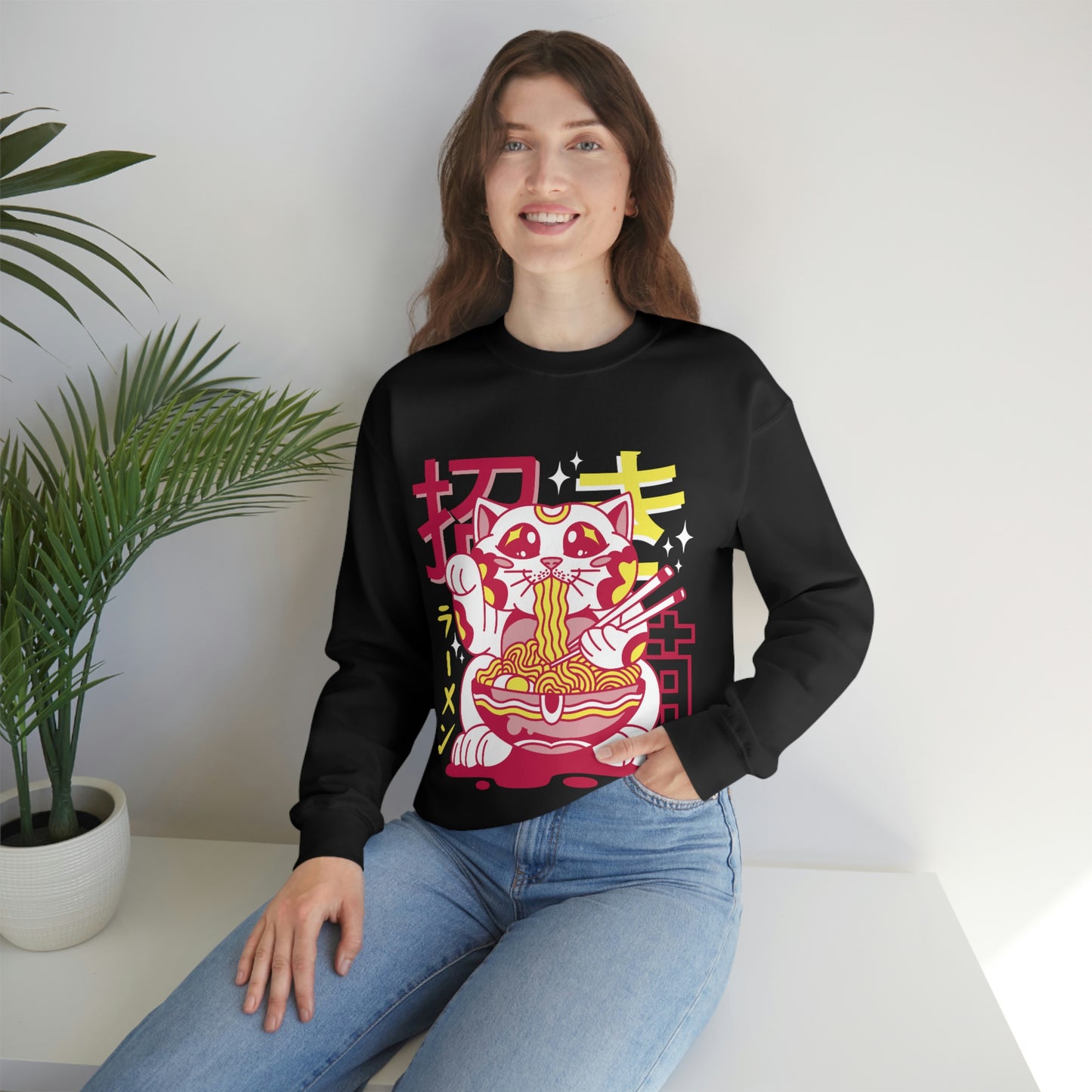 Kawaii Sweatshirt, Kawaii Clothing, Kawaii Clothes, Yami Kawaii Aesthetic, Pastel Kawaii Sweatshirt Ramen Sweater Sweatshirt