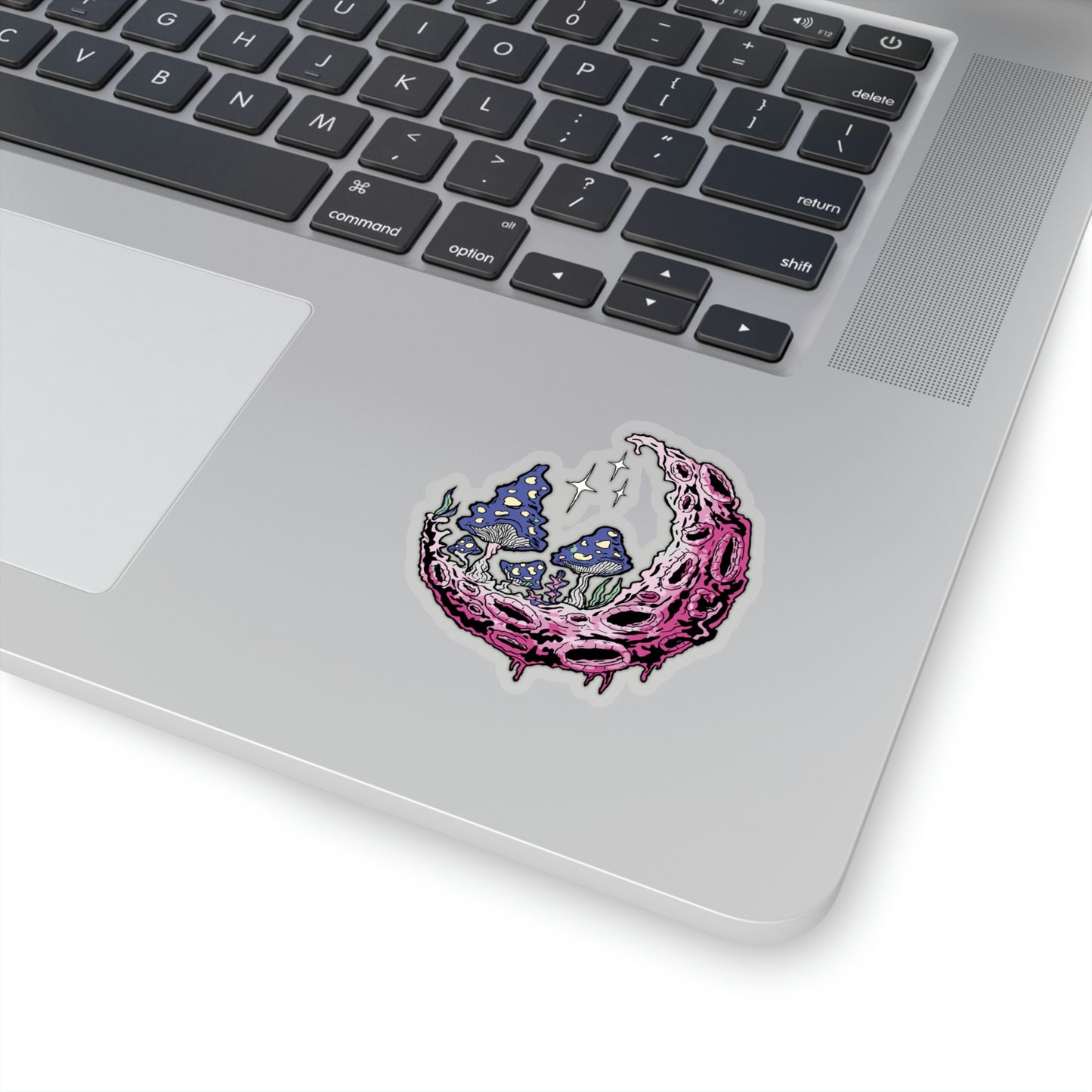 Cottagecore Aesthetic Moon Mushrooms Magic Sticker