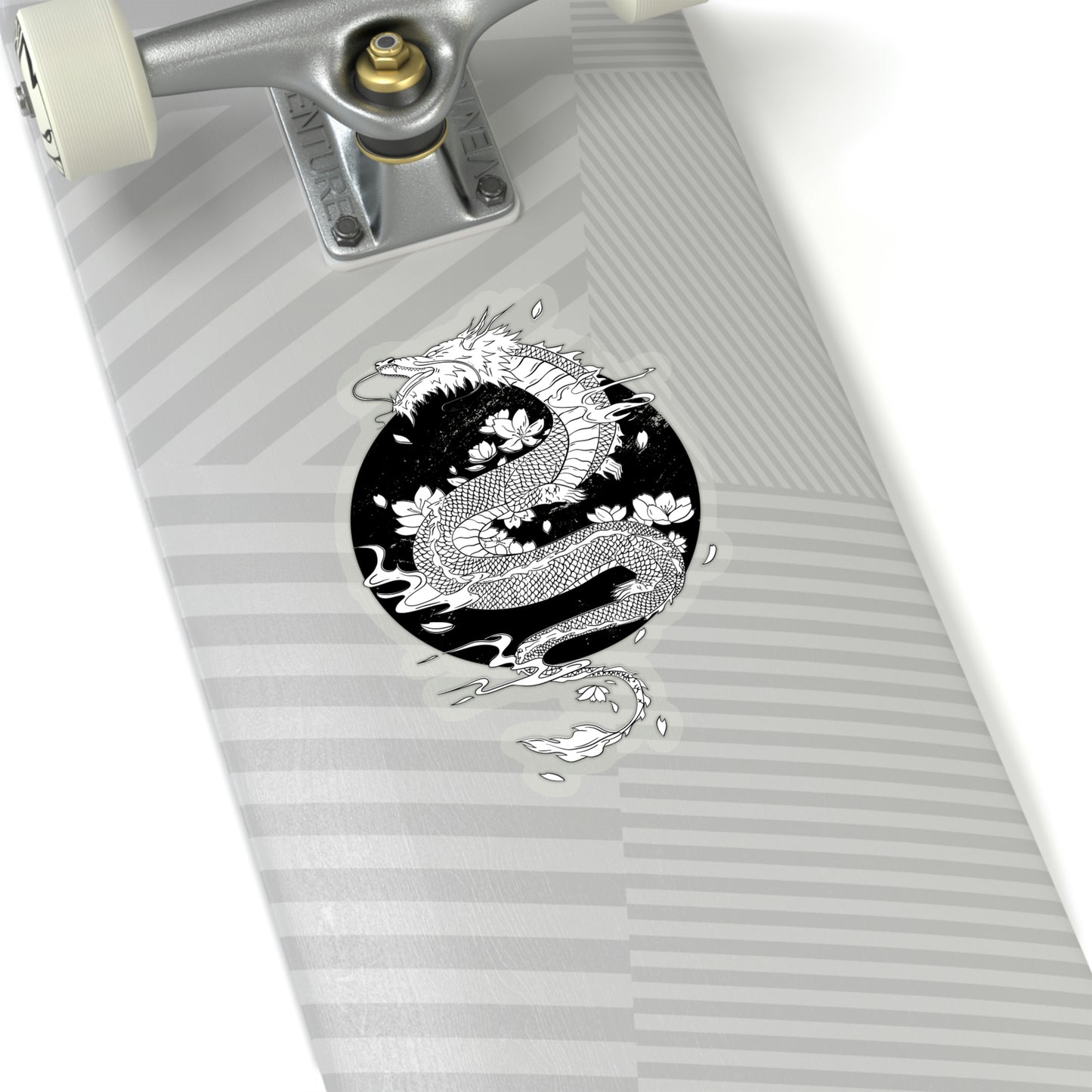 Indie Japanese Art, Japan Streeetwear Retro, Japanese Aesthetic Dragon Tattoo Sticker