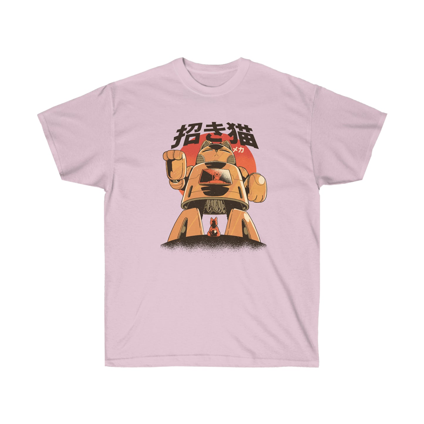 Kawaii Aesthetic Cute Cat Mecha T-Shirt