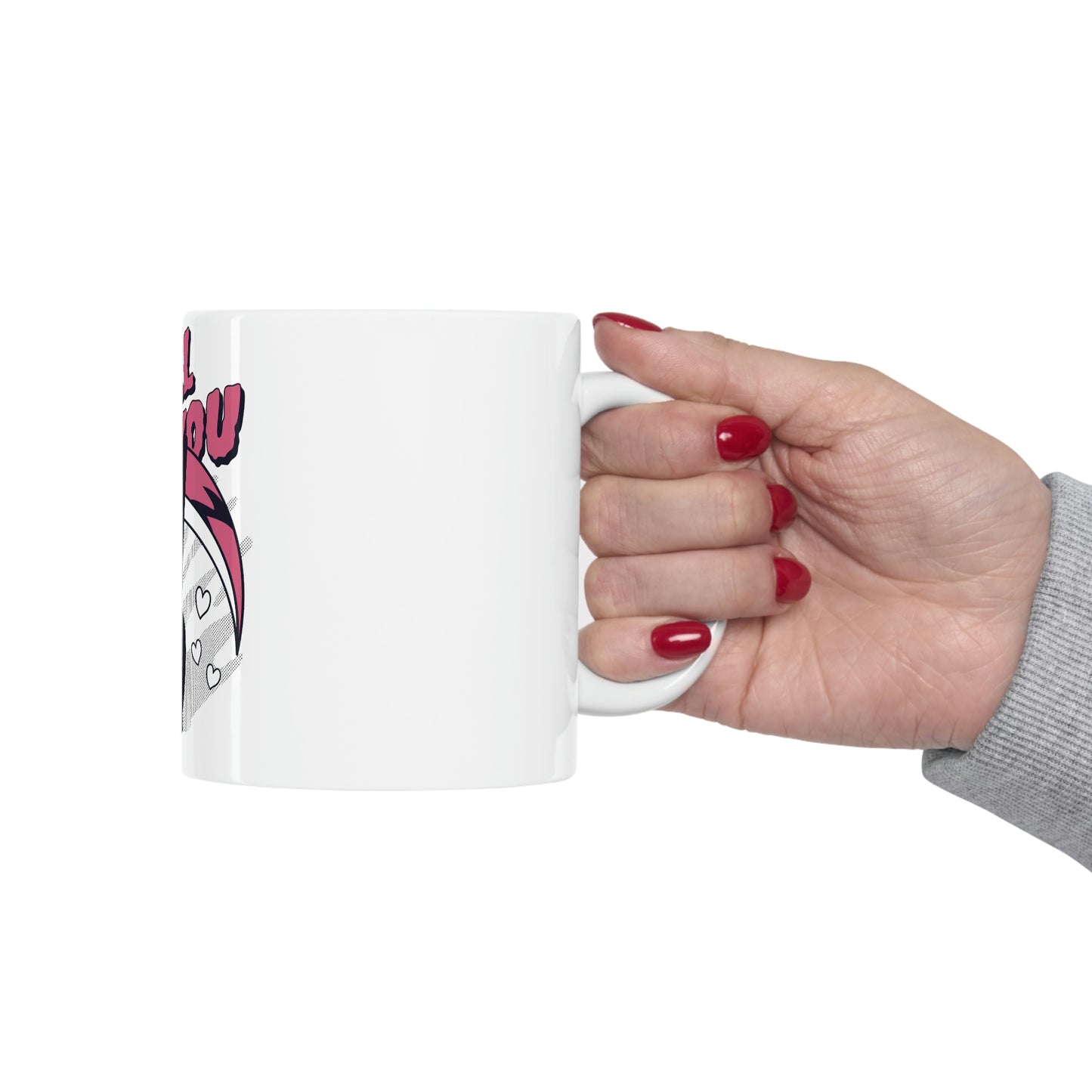 I WIll Get You Cute Grim Reaper Goth Aesthetic White Ceramic Mug