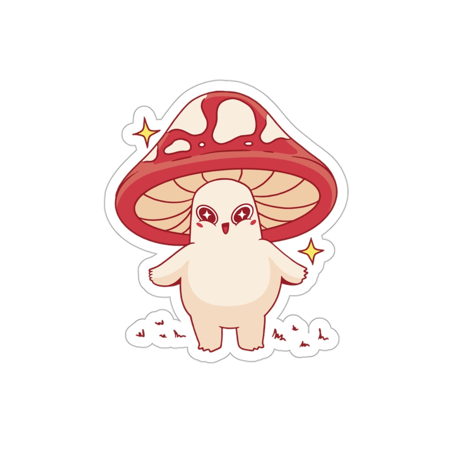 Pastel Kawaii Aesthetic, Yami Kawaii, Japanese Aesthetic Otaku Cute Mushroom Sticker