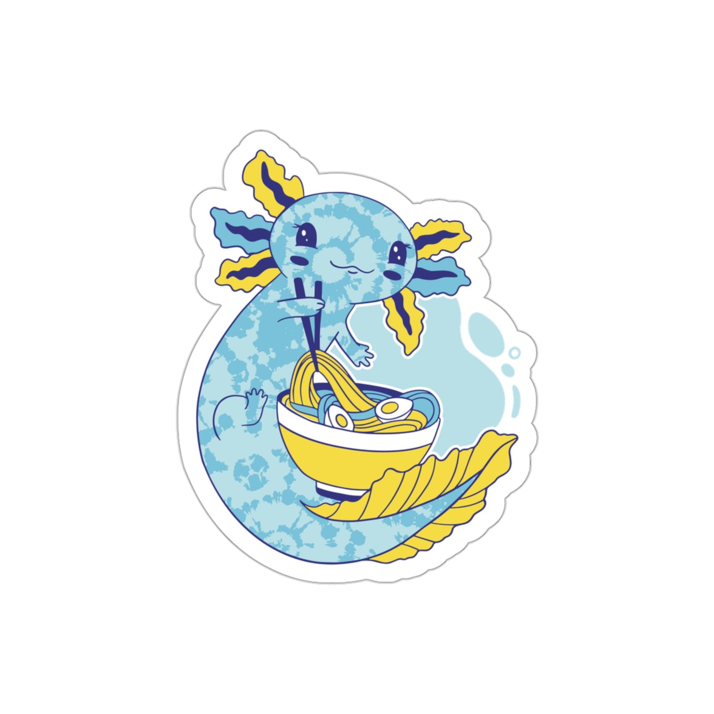 Kawaii Aesthetic Axolotl Sticker