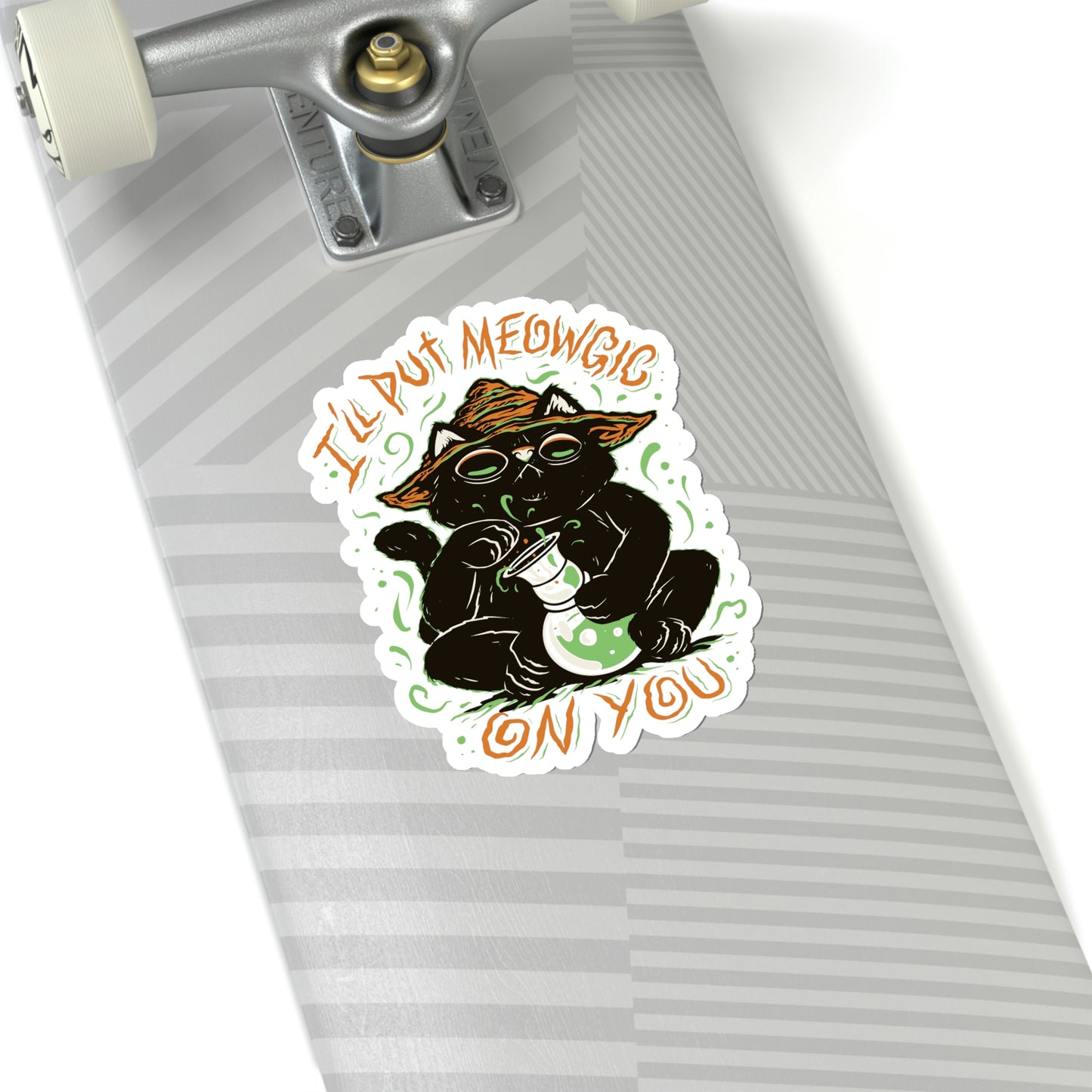 Ill put Meowgic On You Goth Aesthetic Sticker