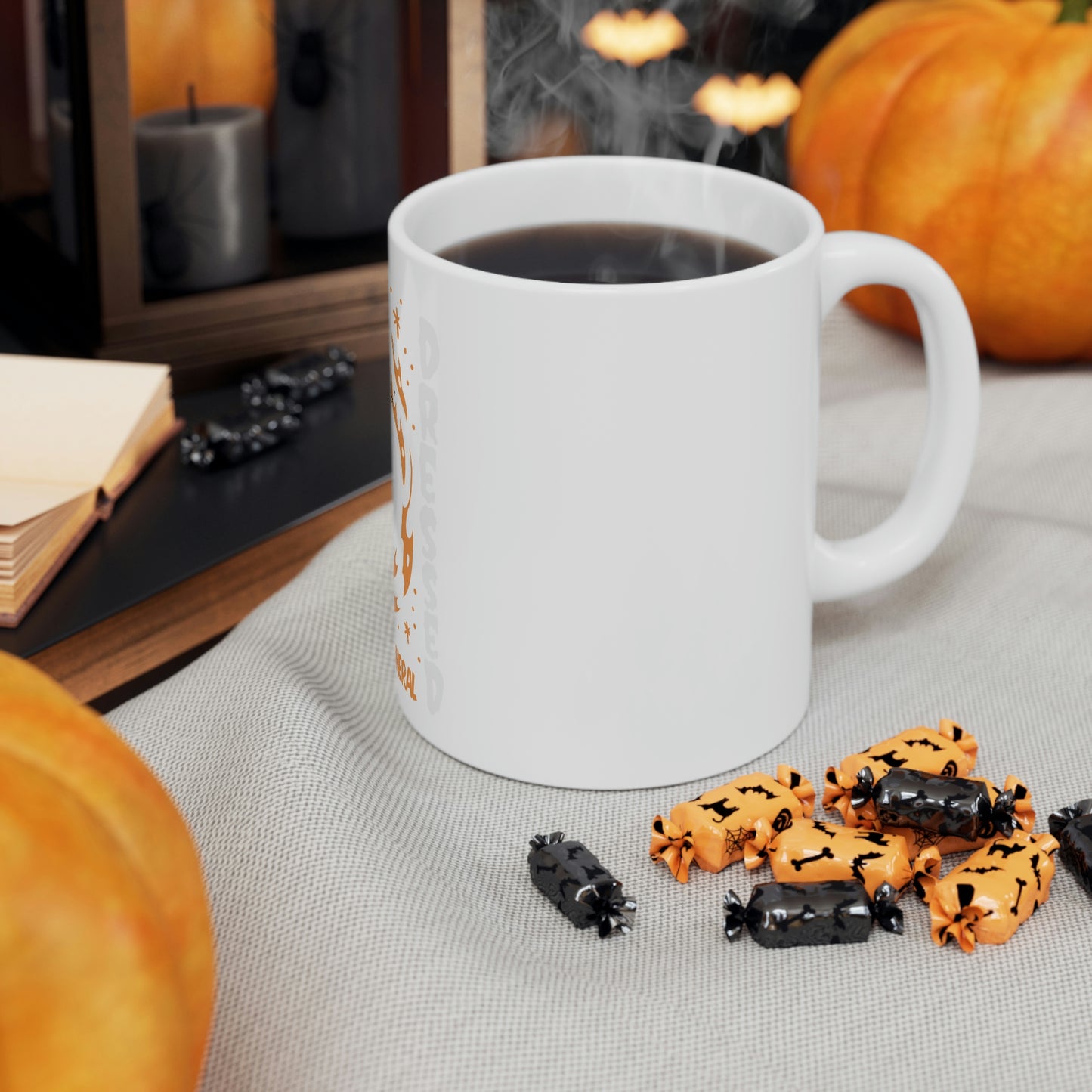 Already Dressed For Your Funeral Goth Aesthetic White Ceramic Mug