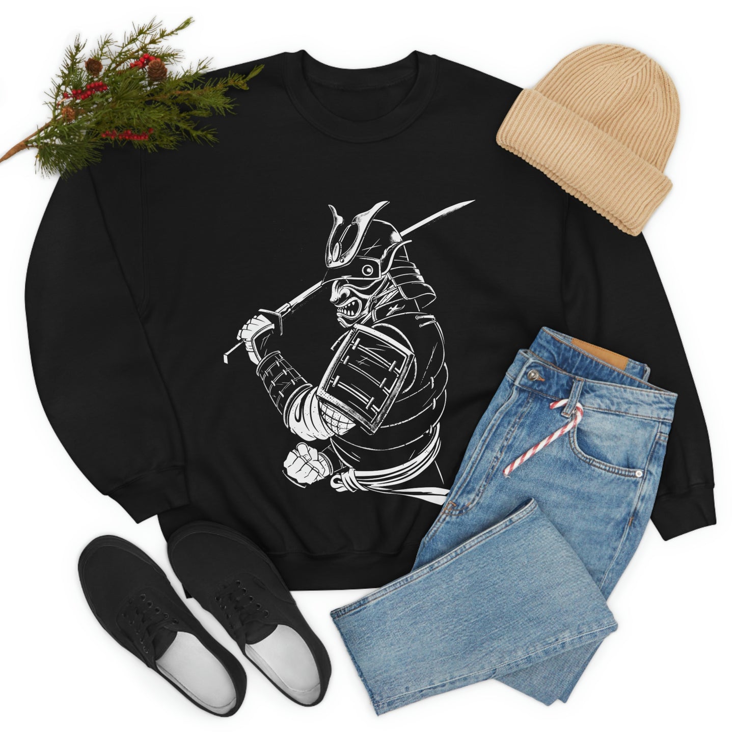 Japanese Aesthetic Japan Samurai Graphic Sweatshirt
