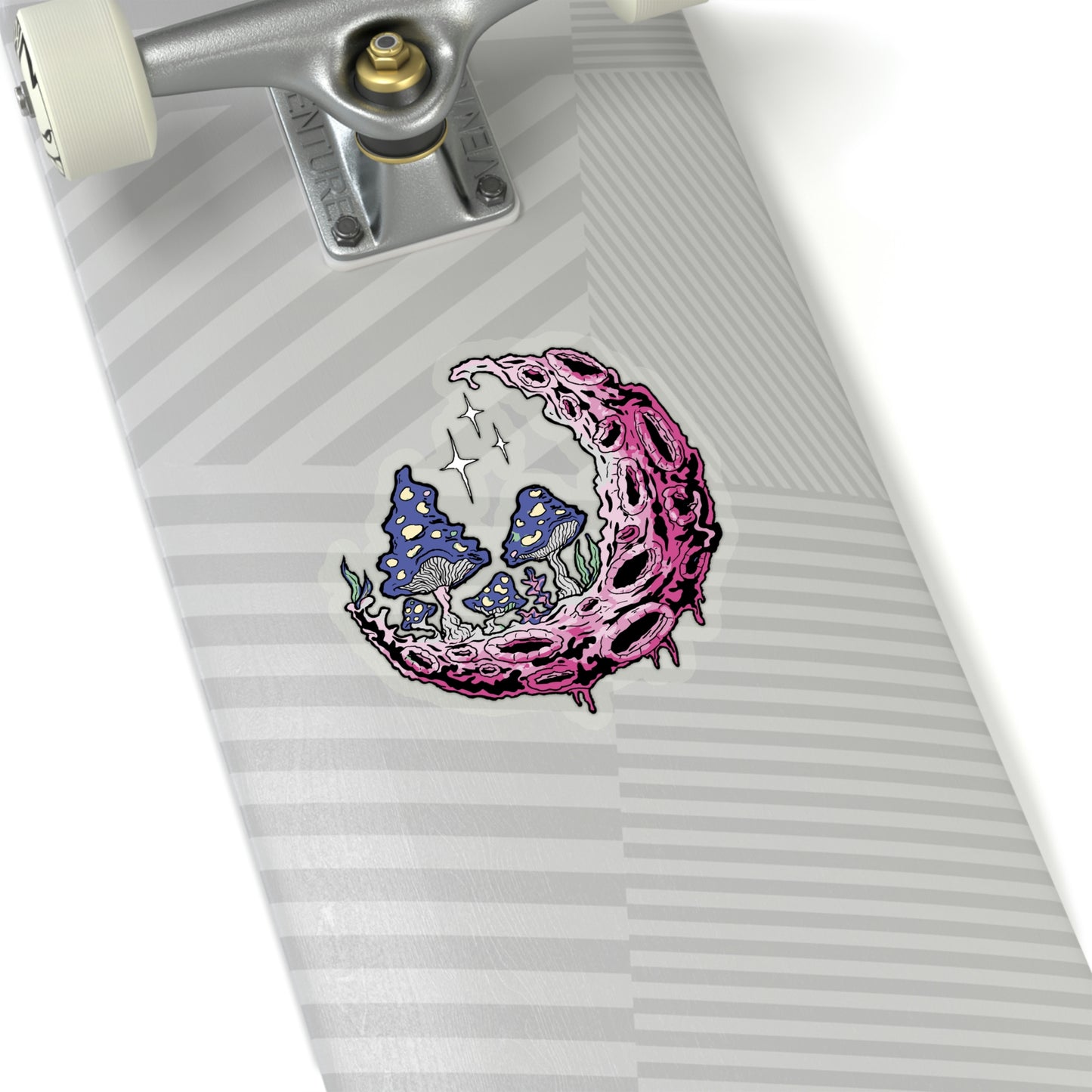 Cottagecore Aesthetic Moon Mushrooms Magic Sticker
