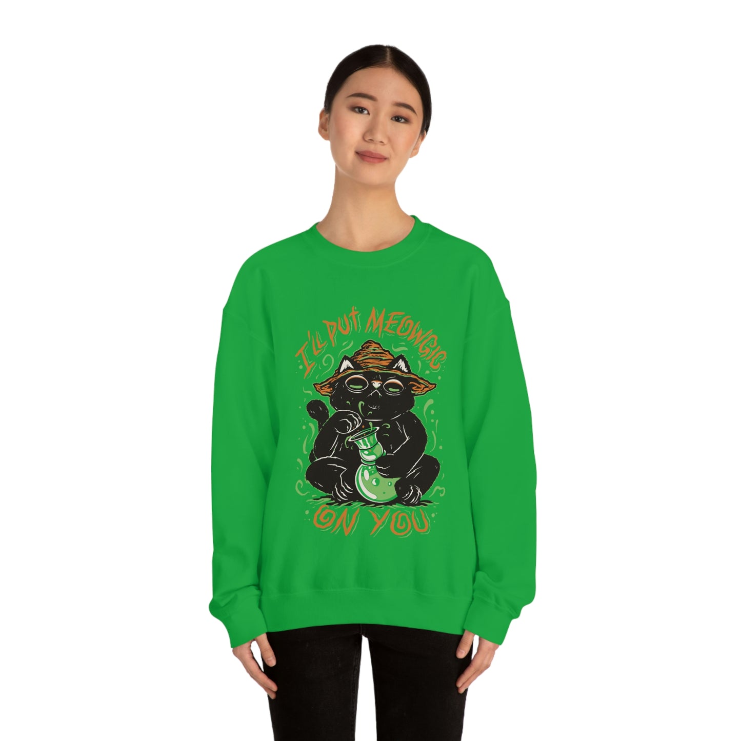 Ill put Meowgic On You Goth Aesthetic Sweatshirt