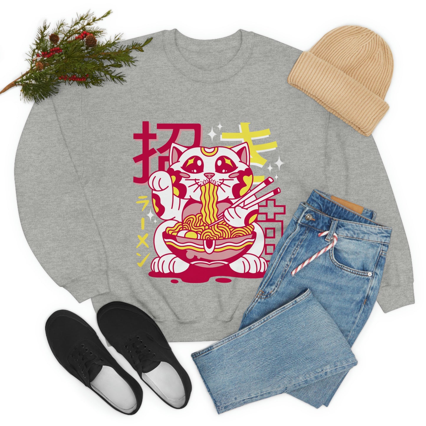 Kawaii Sweatshirt, Kawaii Clothing, Kawaii Clothes, Yami Kawaii Aesthetic, Pastel Kawaii Sweatshirt Ramen Sweater Sweatshirt
