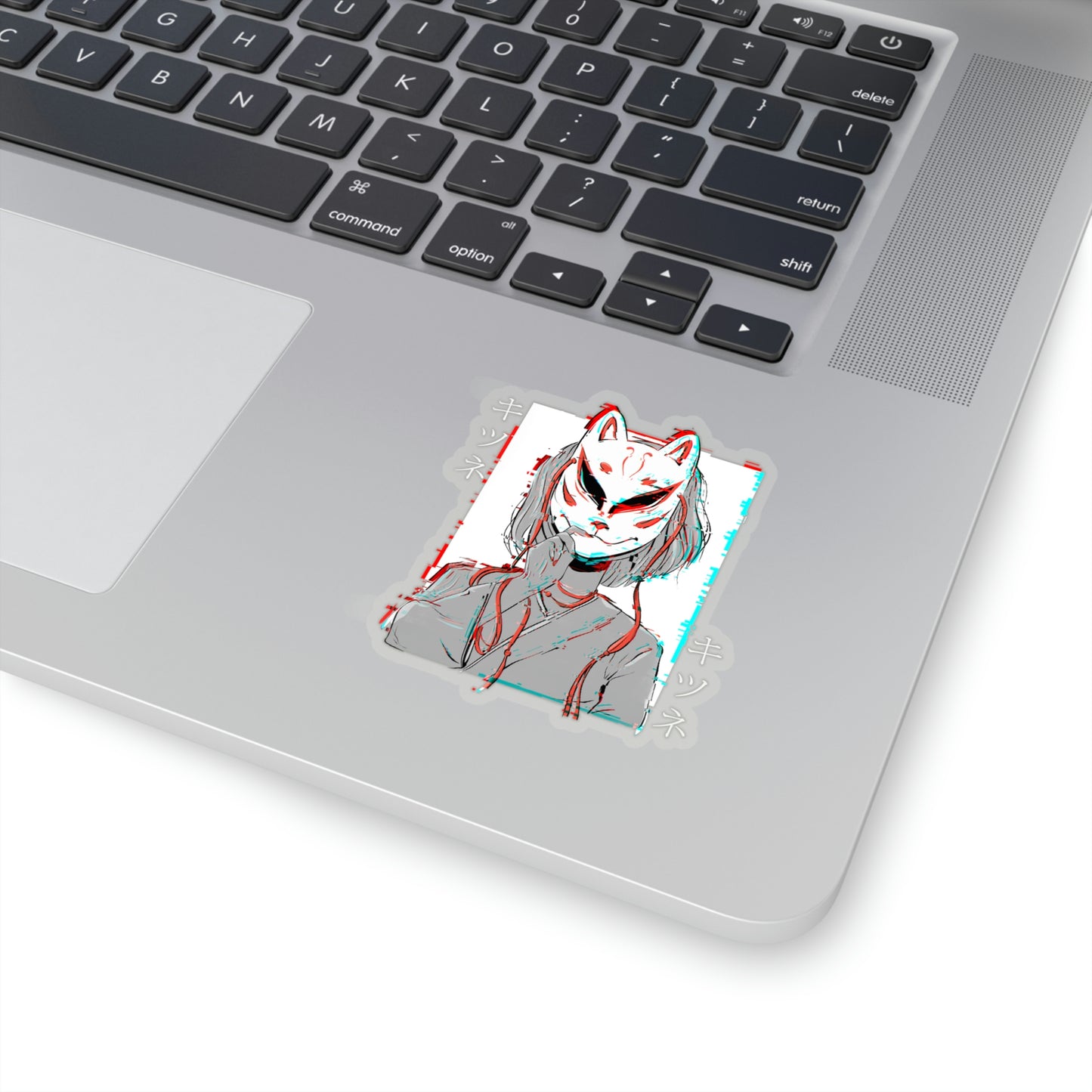 Japanese Aesthetic Kitsune Japan Mask Sticker
