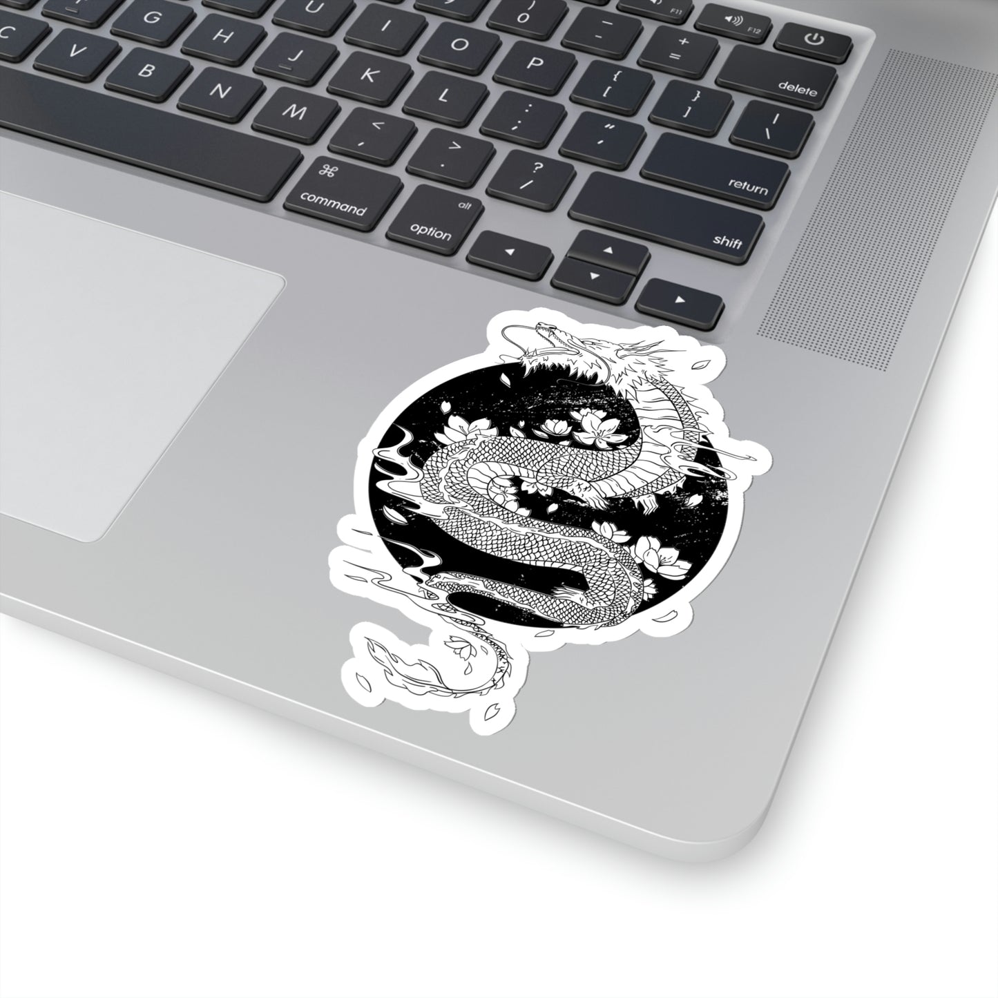 Indie Japanese Art, Japan Streeetwear Retro, Japanese Aesthetic Dragon Tattoo Sticker