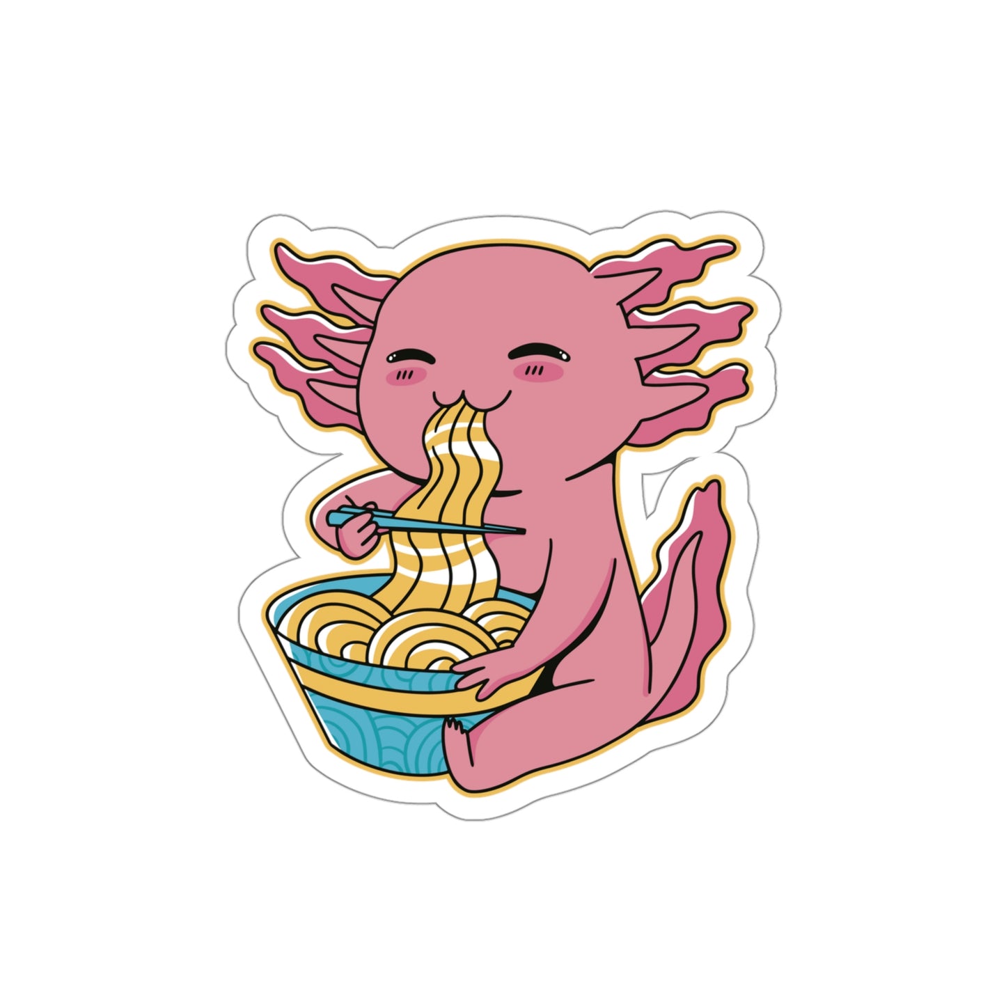 Kawaii Aesthetic, Yami Kawaii, Japanese Aesthetic Otaku Cute Axolotl Sticker