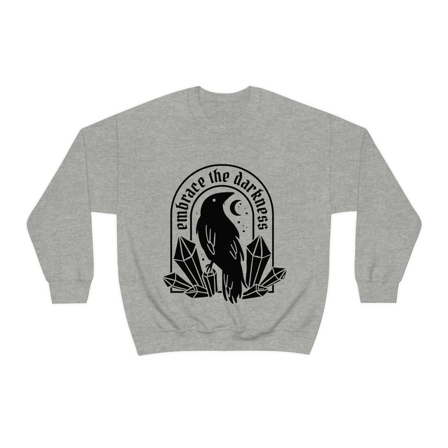 Embrace The Darkness Goth Aesthetic Sweatshirt