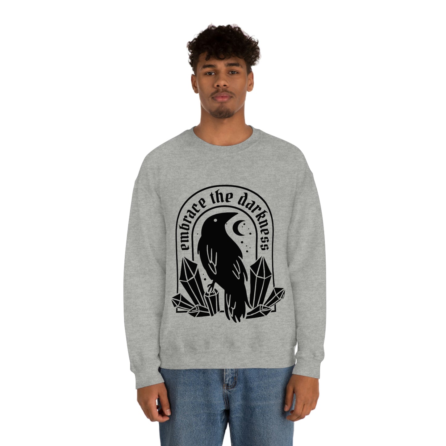 Embrace The Darkness Goth Aesthetic Sweatshirt
