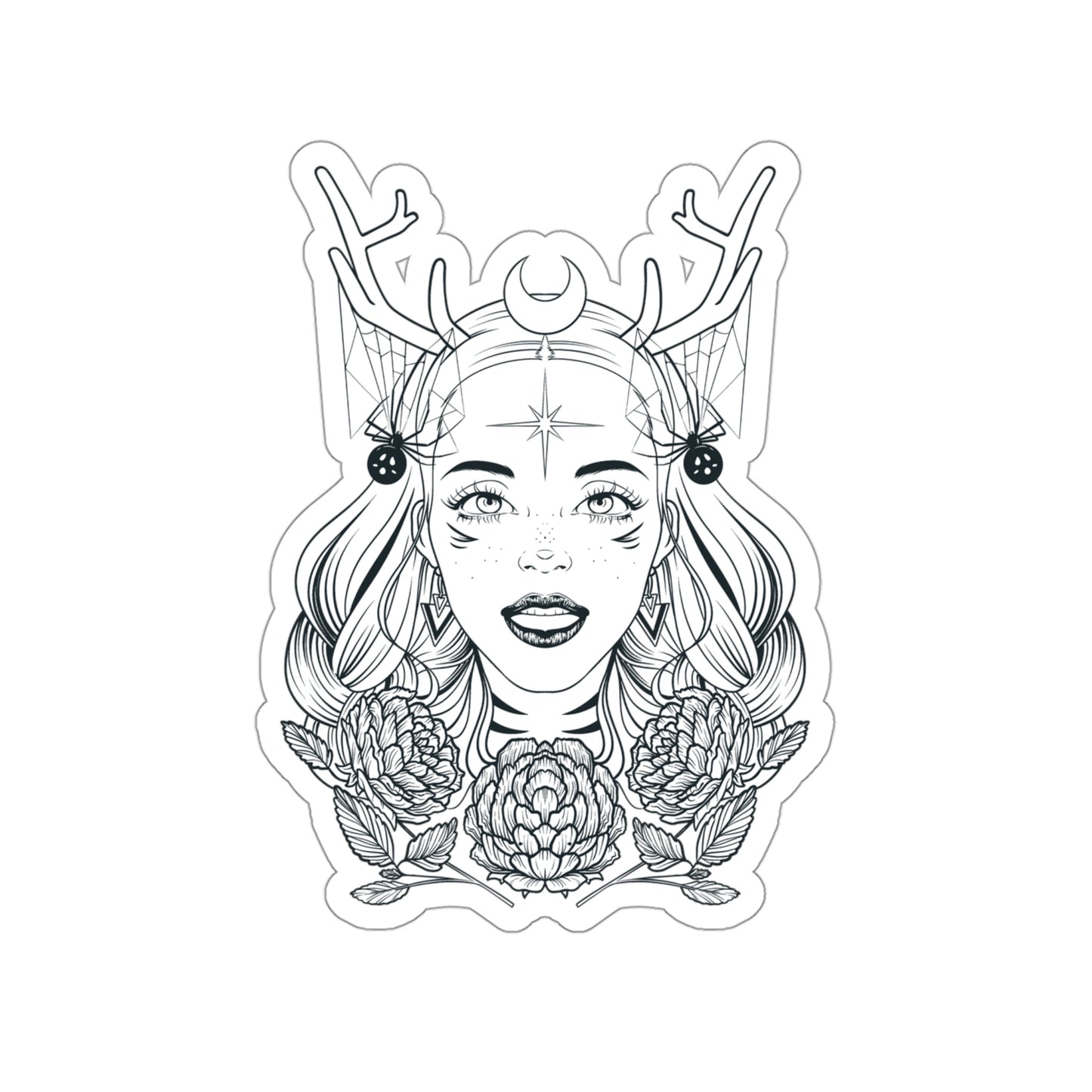Goth Girl Aesthetic Sticker