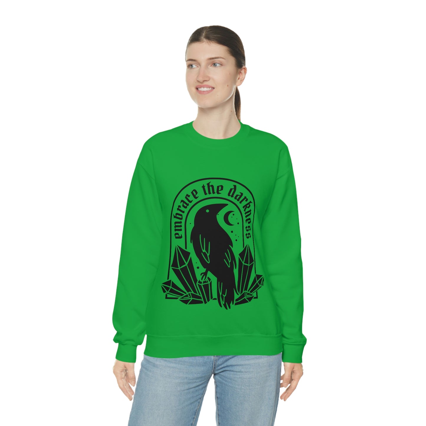 Embrace The Darkness Goth Aesthetic Sweatshirt