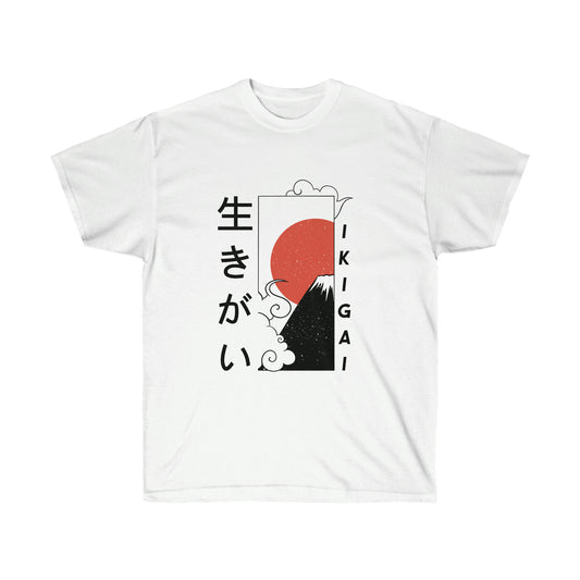 Japanese Aesthetic Ikigai Graphic T-Shirt