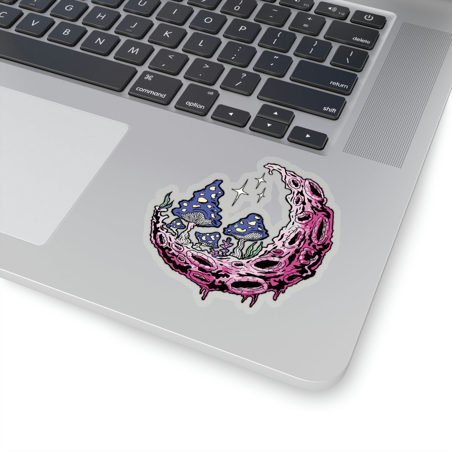 Cottagecore Aesthetic Moon Mushrooms Magic Sticker