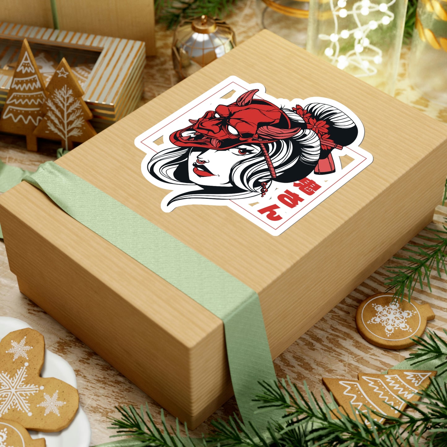 Japanese Aesthetic Women Sticker