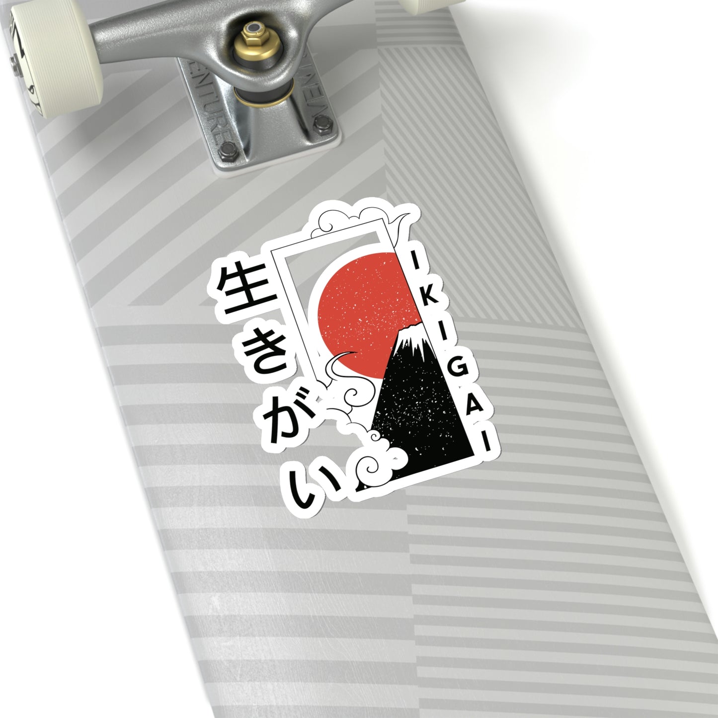 Japanese Aesthetic Ikigai Graphic Sticker