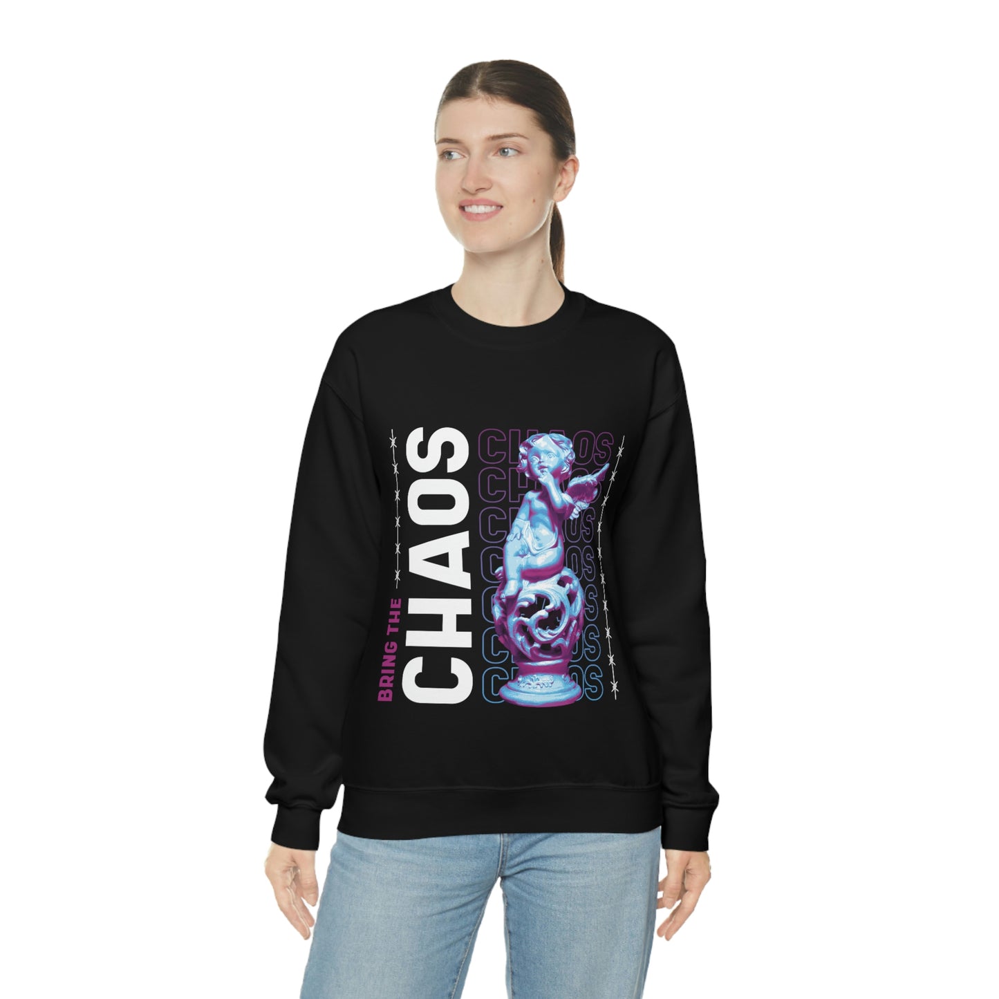 Bring The Chaos Y2k Aesthetic Sweatshirt