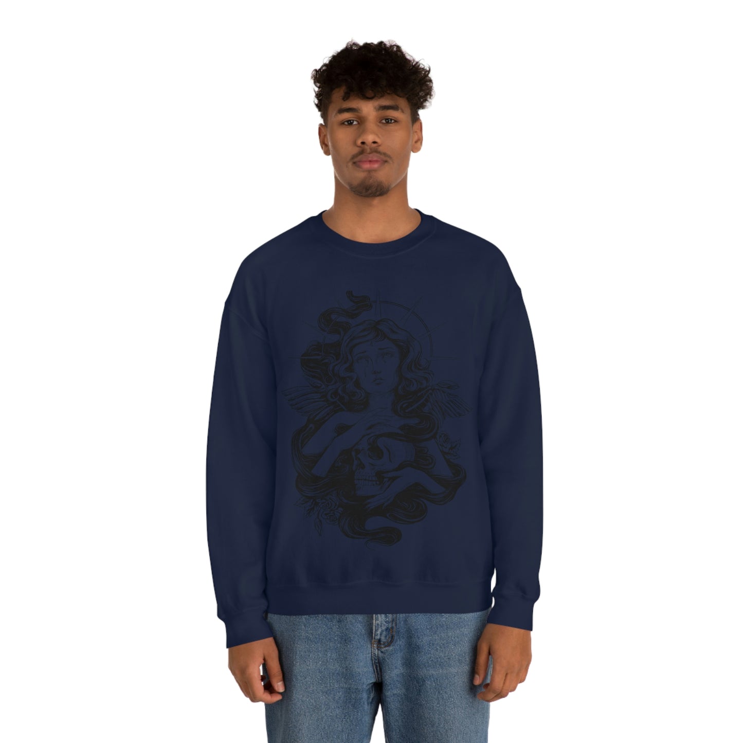Dark Aesthetic Crying Women Sweatshirt
