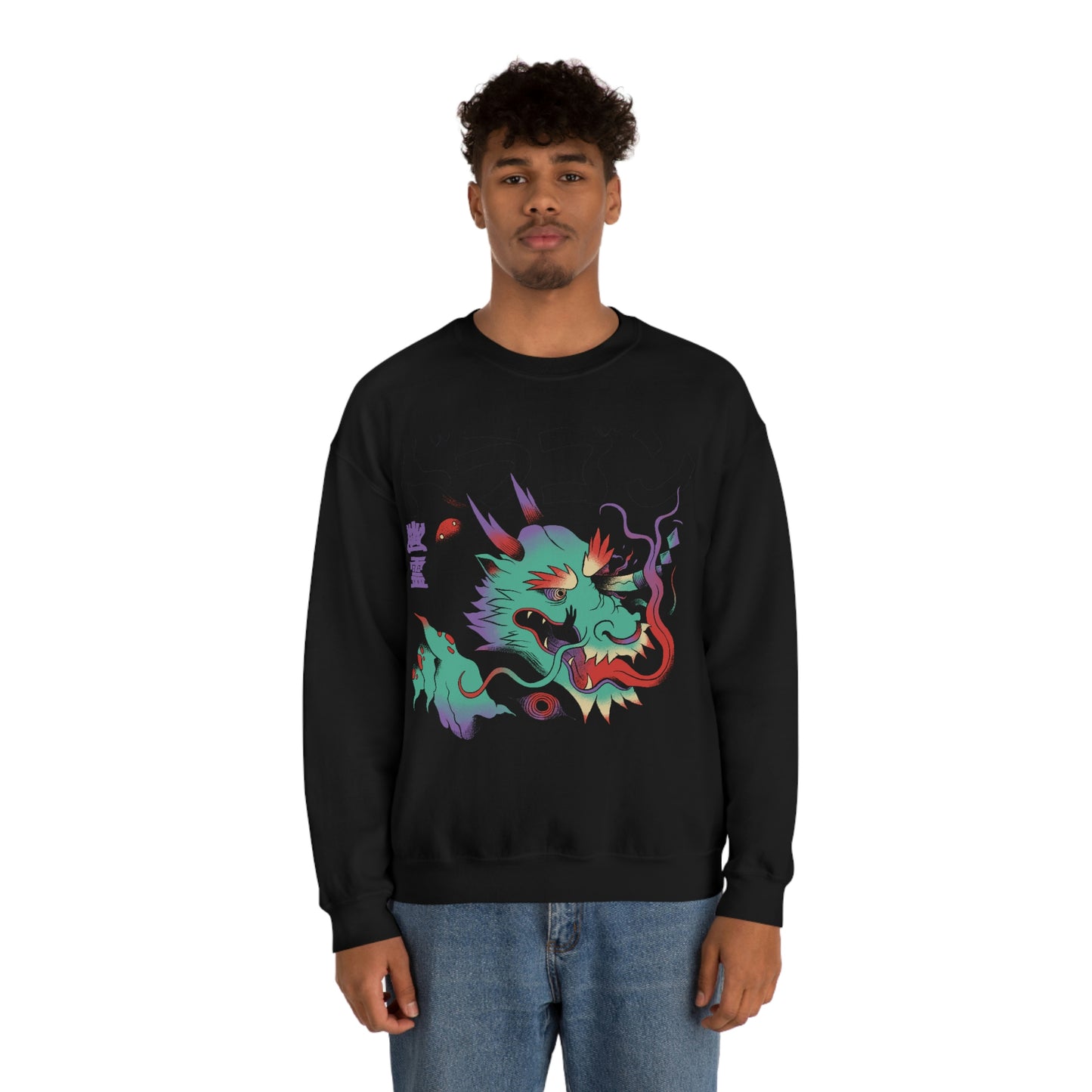 Indie Japanese Art, Japan Streeetwear Retro, Japanese Aesthetic Sweatshirt