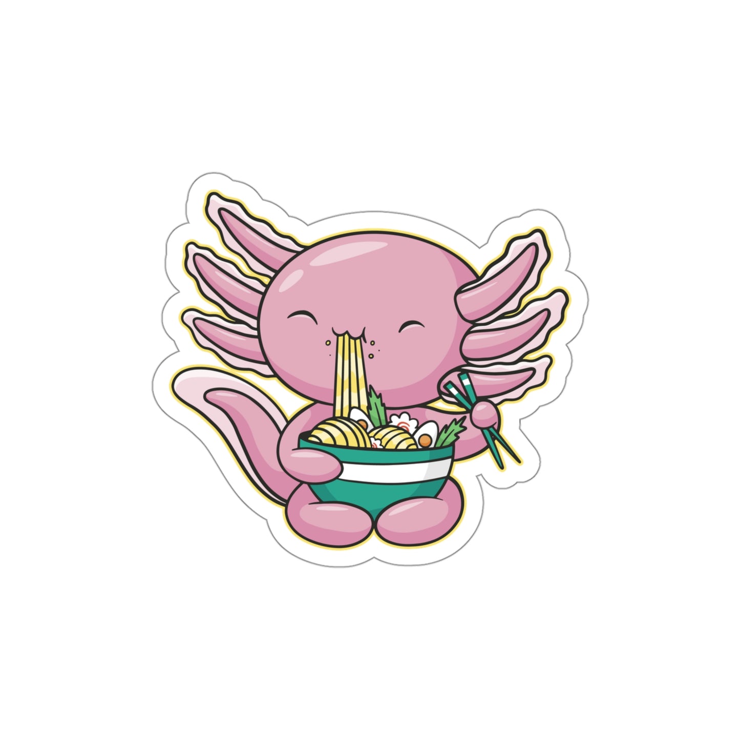 Kawaii Aesthetic, Yami Kawaii, Japanese Aesthetic Otaku Cute Axolotl Sticker