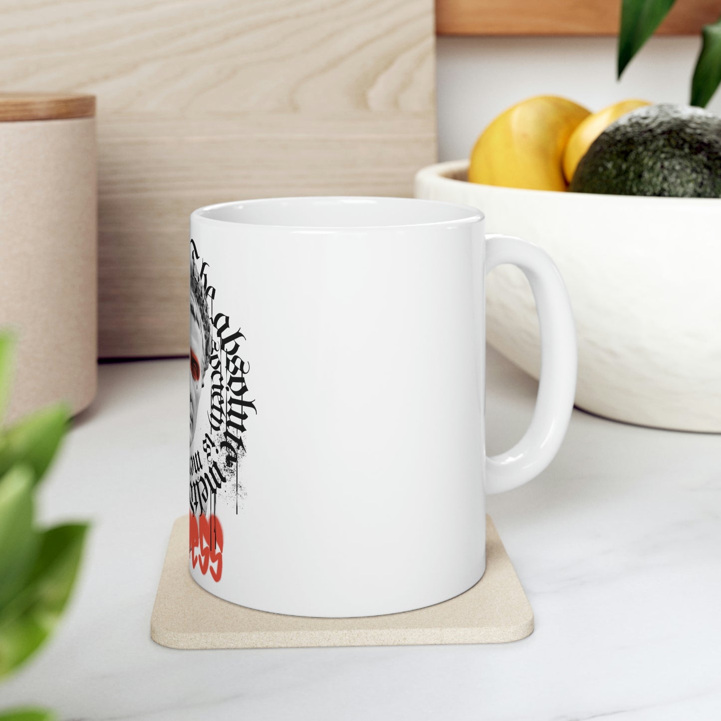 Greek Statue Graffiti Y2k Aesthetic Mug