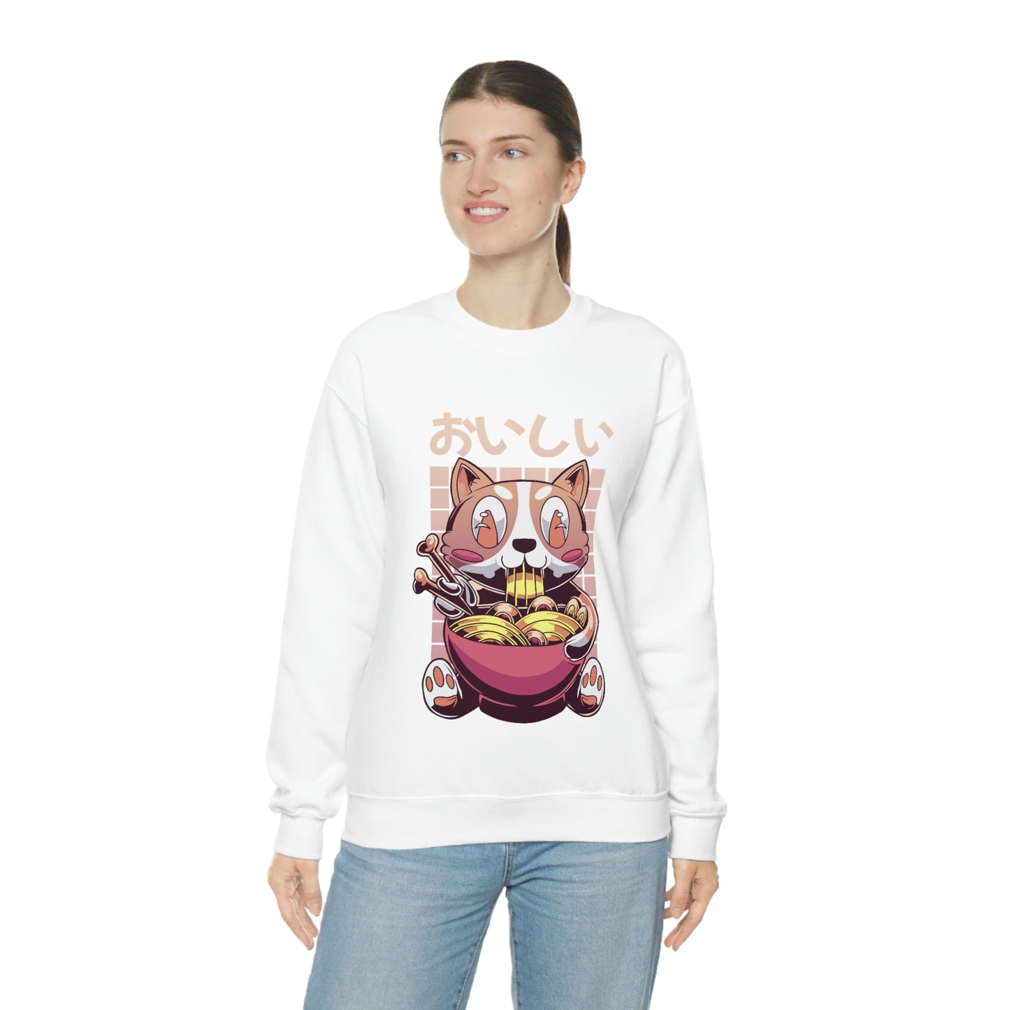 Kawaii Sweatshirt, Kawaii Clothing, Kawaii Clothes, Yami Kawaii Aesthetic, Pastel Kawaii Sweatshirt Ramen Sweater Sweatshirt