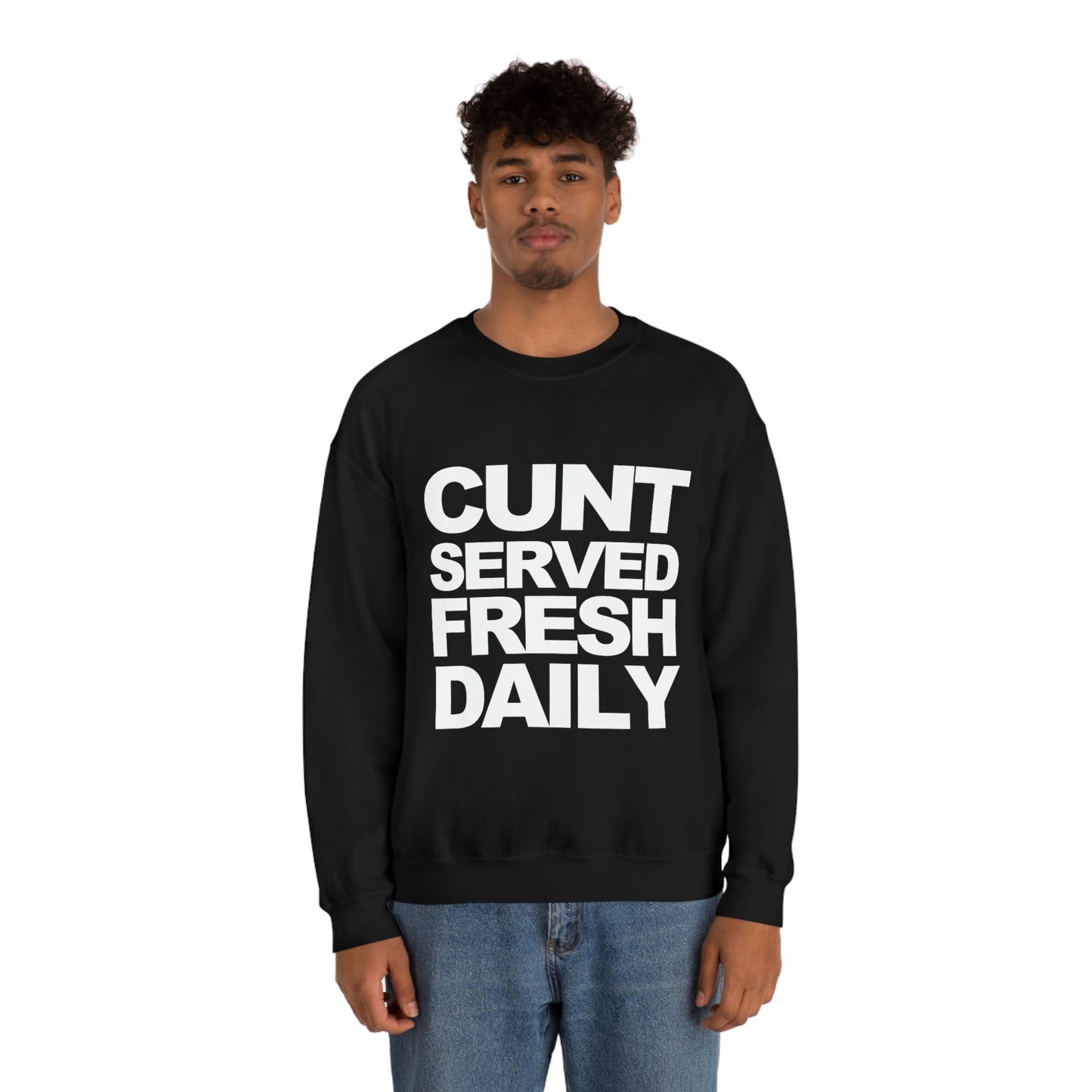 Cunt Served Fresh Daily Shirt, Y2k Aesthetic Sweatshirt