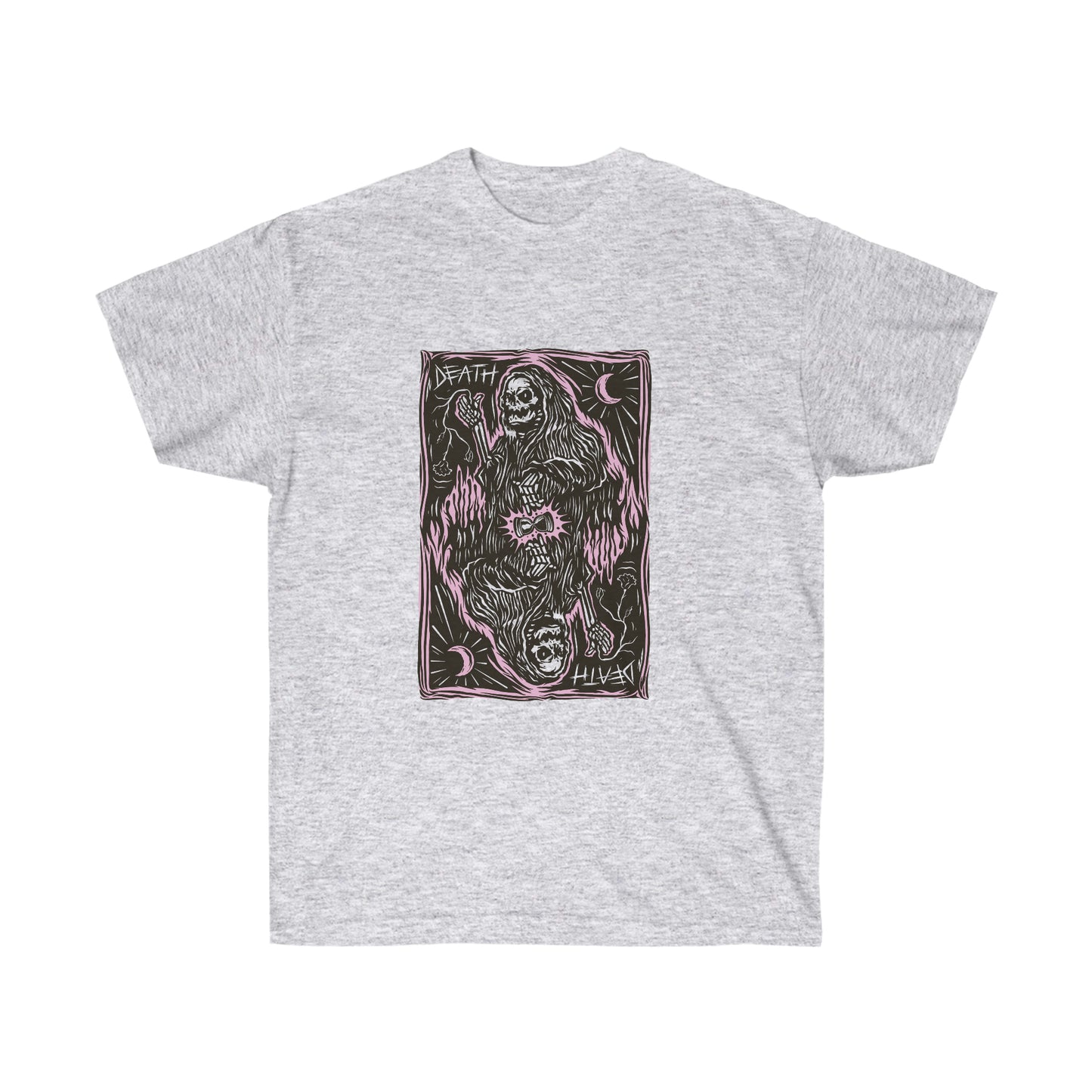 Goth Aesthetic Grim Reaper Card T-Shirt