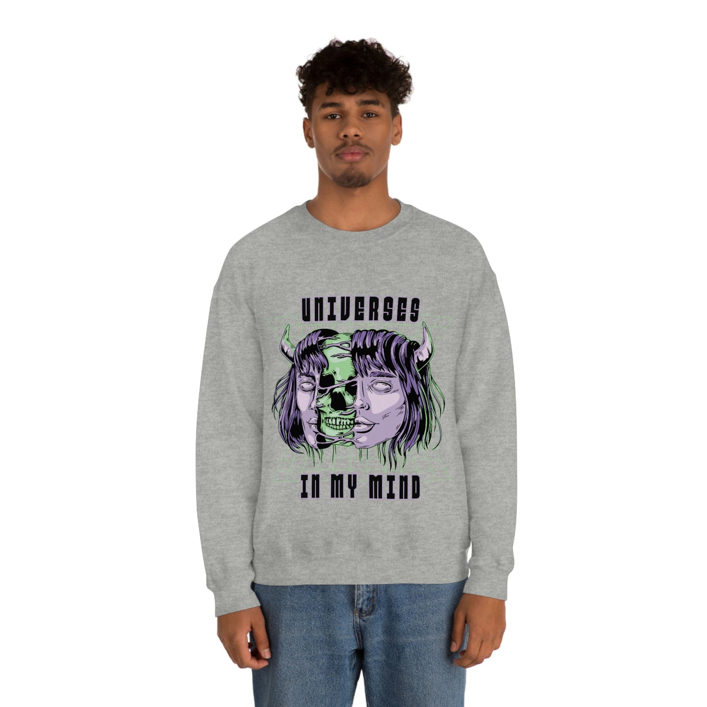 Universes In My Mind Pastel Goth Aesthetic Cyber Sweatshirt
